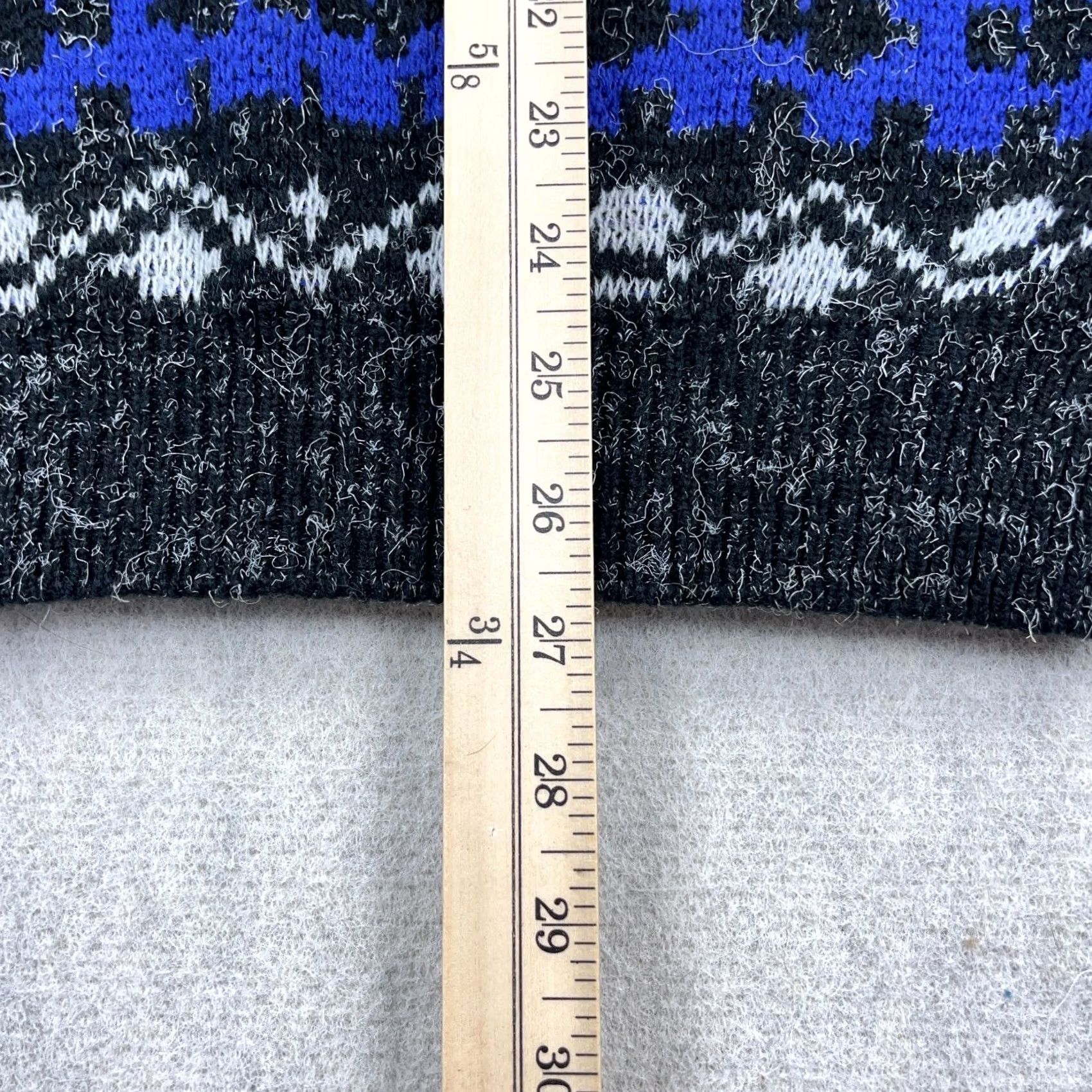 McGregor VINTAGE McGregor Geometric Crewneck Sweater Mens L Blue Gray 80s 90s Hip Hop Retro Grunge Streetwear Size US L / EU 52-54 / 3 - 5 Thumbnail
