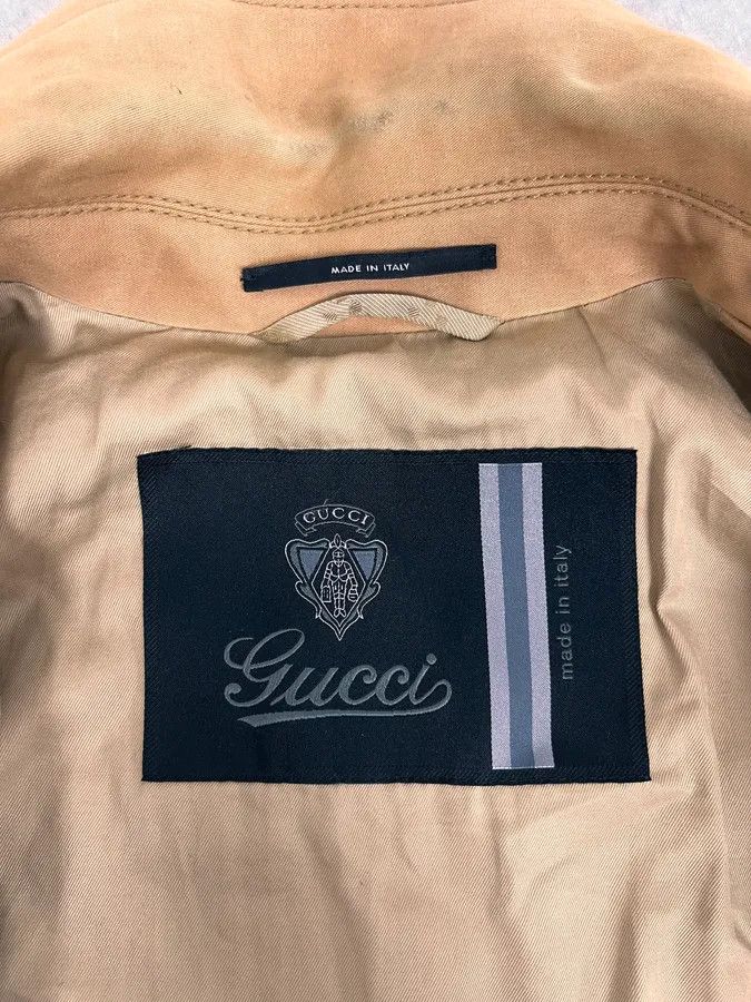 Gucci FW2010 Gucci Beige Buttoned Classy Jacket by Frida Giannini Size US M / EU 48-50 / 2 - 10 Thumbnail