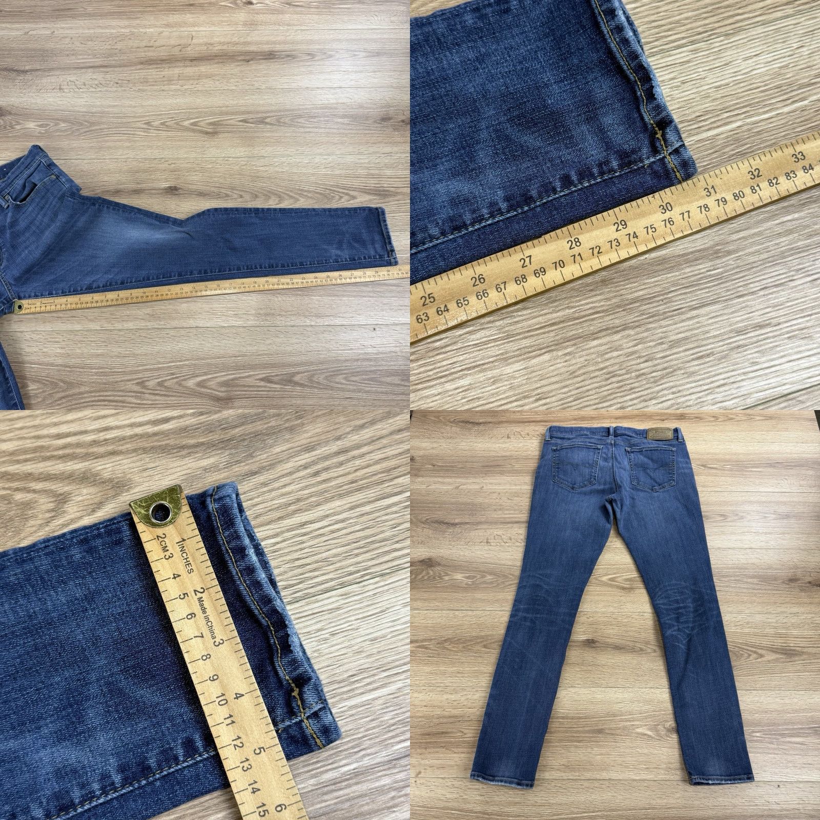 Ralph Lauren Polo Ralph Lauren Jeans Womens 32 Tompkins Skinny Mid Rise Dark Wash Blue 31 Inseam Cotton Blend Size 24" / US 00 / IT 34 - 8 Thumbnail