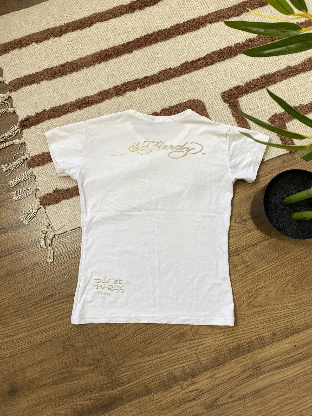 Ed Hardy VINTAGE ED HARDY BY CHRISTIAN AUDIGIER TEE Size L / US 10 / IT 46 - 6 Thumbnail