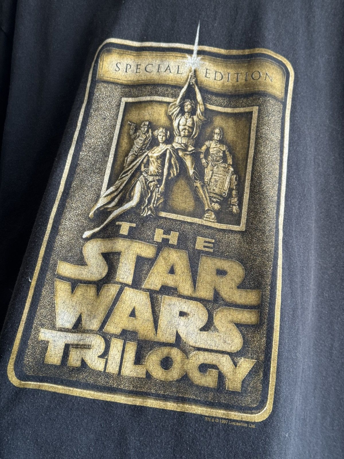 Star Wars Star Wars Movie Trilogy 1997 Band tee Size US L / EU 52-54 / 3 - 6 Thumbnail