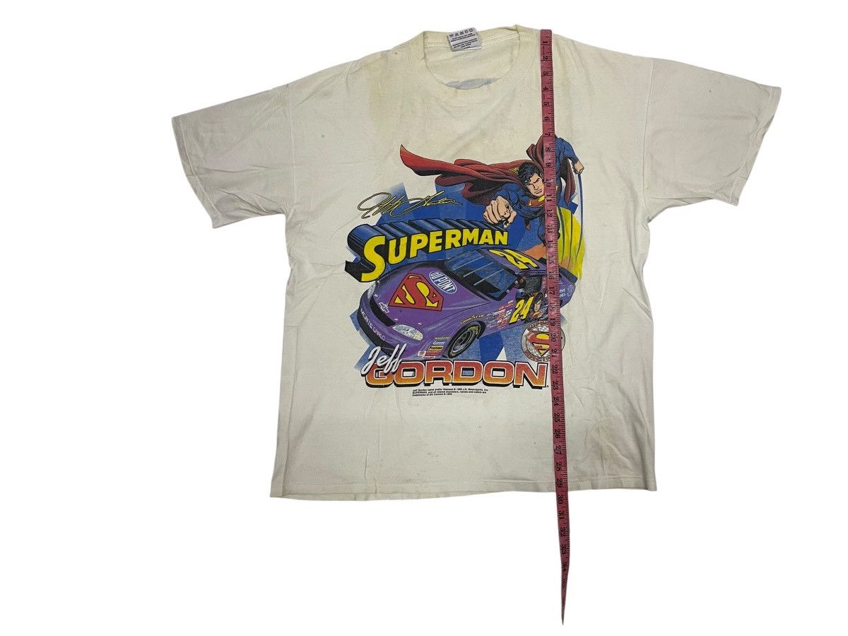DC Comics × NASCAR × Vintage vintage Distressed 1999 Jeff Gordon Superman NASCAR Racing Size US XL / EU 56 / 4 - 5 Thumbnail