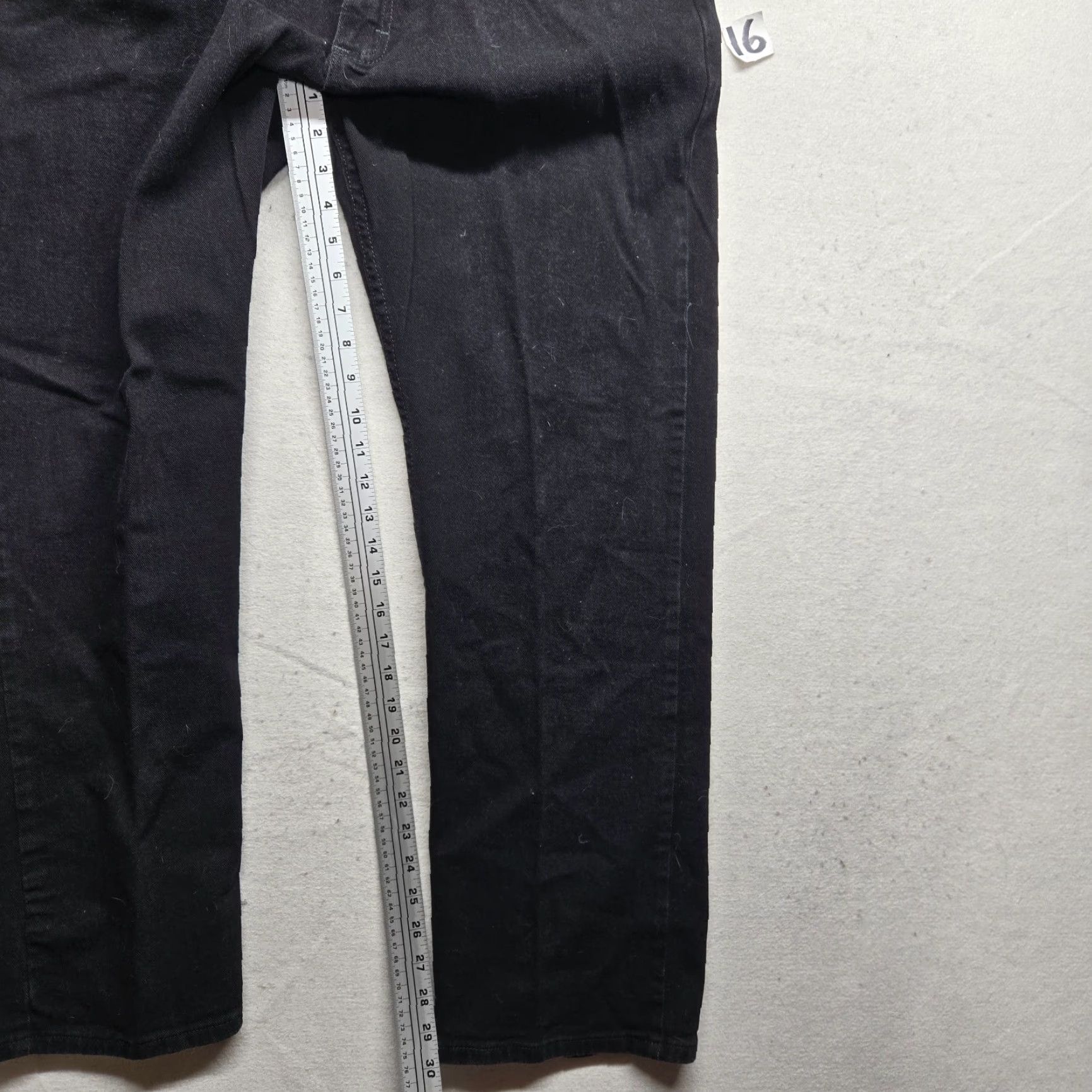 Lee LEE Jeans Black 38x30 Regular Fit Straight Denim Pants Mens Adult XS? Size US 38 / EU 54 - 6 Thumbnail