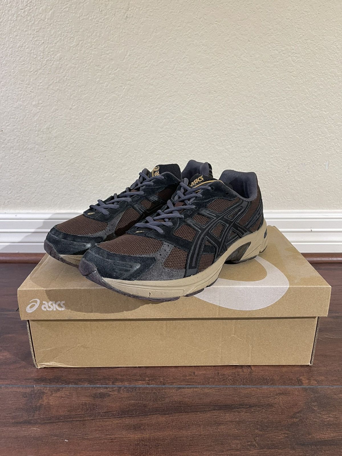 Asics RARE - ASICS Gel 1130 Coffee/Black - US 10 Size US 10 / EU 43 - 9 Thumbnail