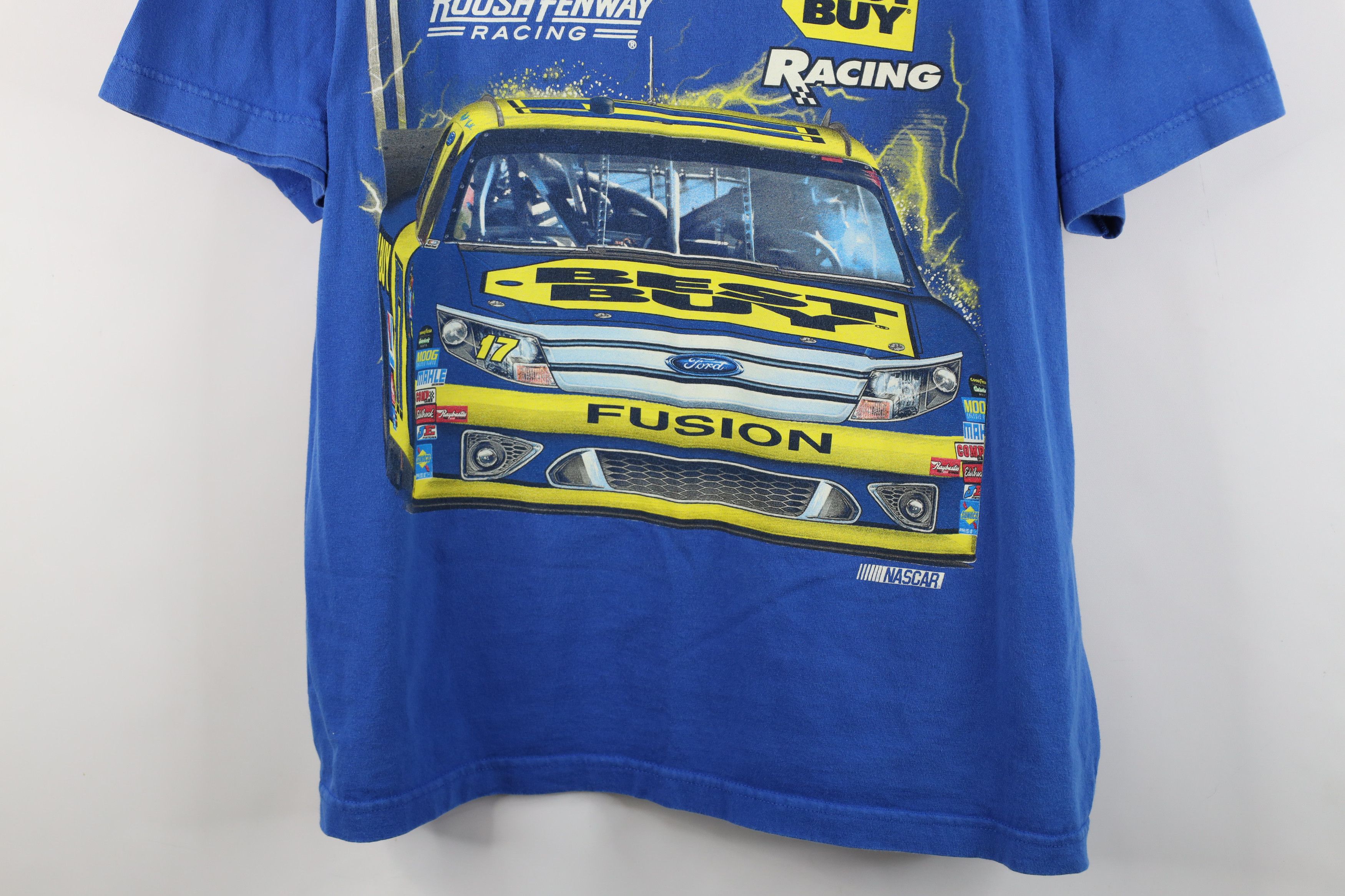 Vintage Vintage Y2K NASCAR Buy Matt Kenseth Racing T-Shirt AOP Blue Size US XXL / EU 58 / 5 - 3 Thumbnail