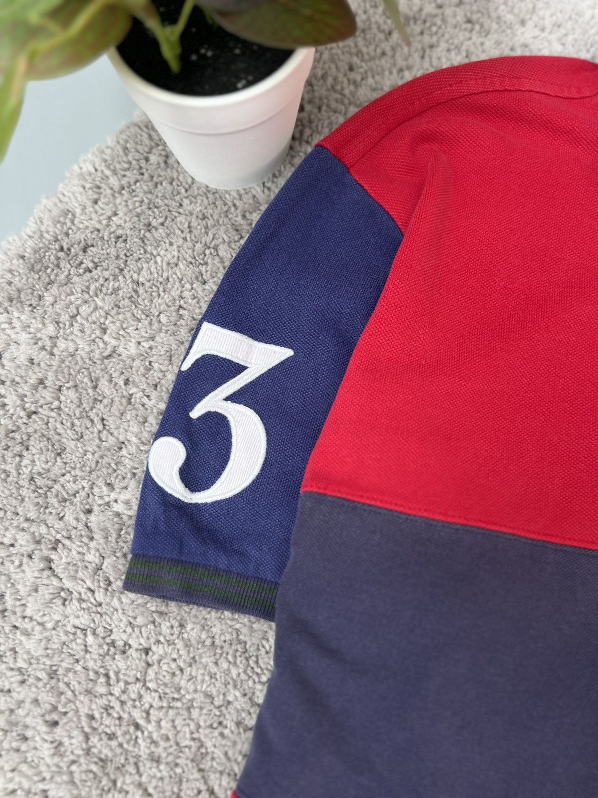 Polo Ralph Lauren × Vintage Vintage Polo Ralph Lauren Rugby T- Shirt Size US L / EU 52-54 / 3 - 3 Thumbnail