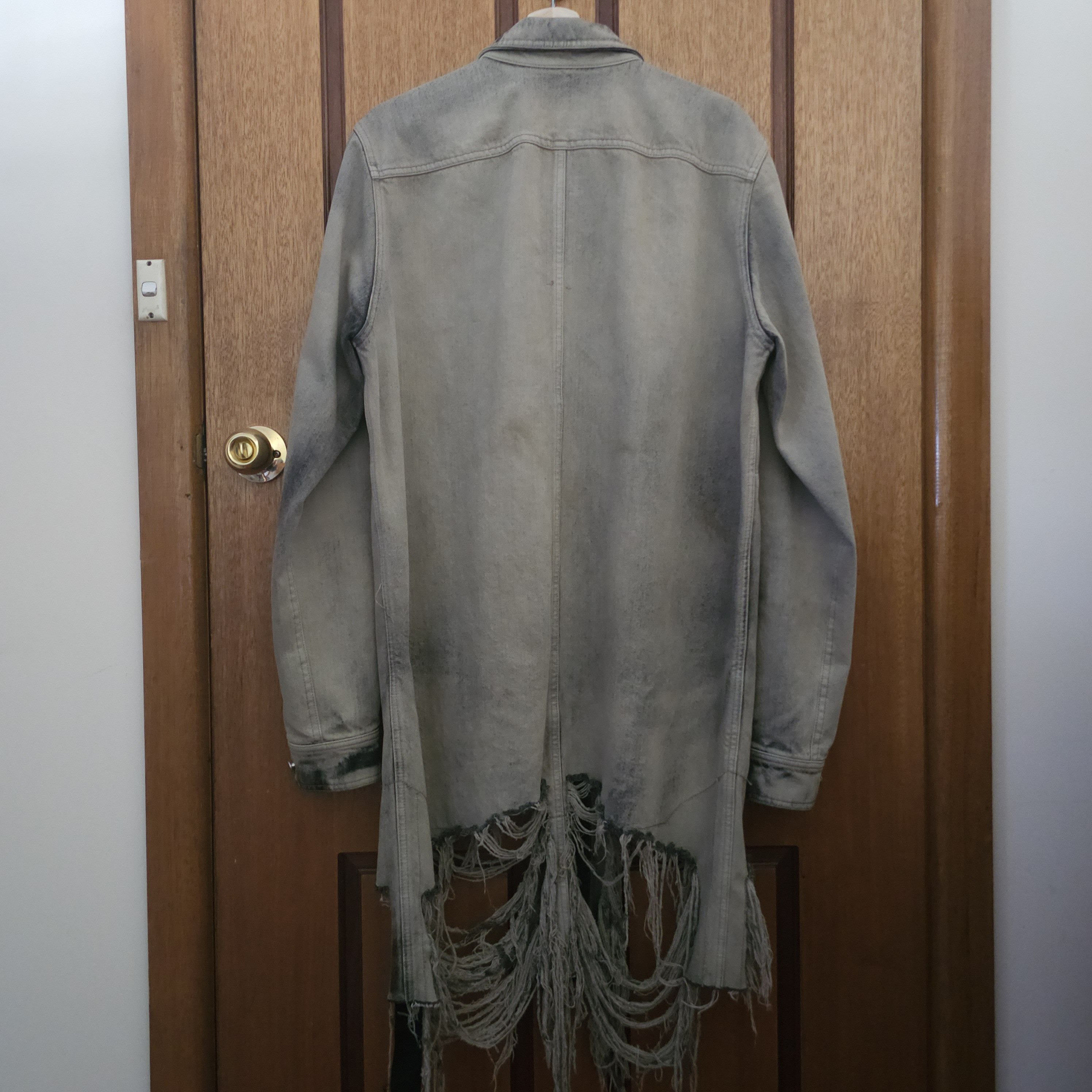 Rick Owens Rick Owens FW23 Luxor mainline runway denim outershirt Size US M / EU 48-50 / 2 - 2 Thumbnail