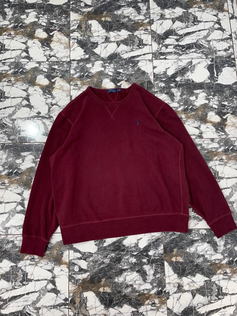 Polo Ralph Lauren Men's Polo Ralph Lauren burgundy pullover sweater, size XL Size US XL / EU 56 / 4 - 1 Thumbnail