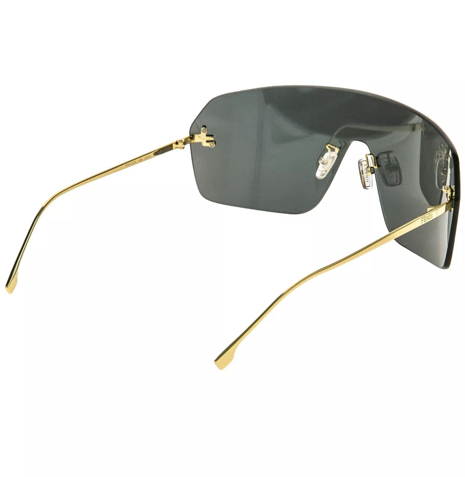 Fendi FENDI FIRST 4121 Gold Blue Mirror Unisex Mask FE4121US Size ONE SIZE - 5 Thumbnail