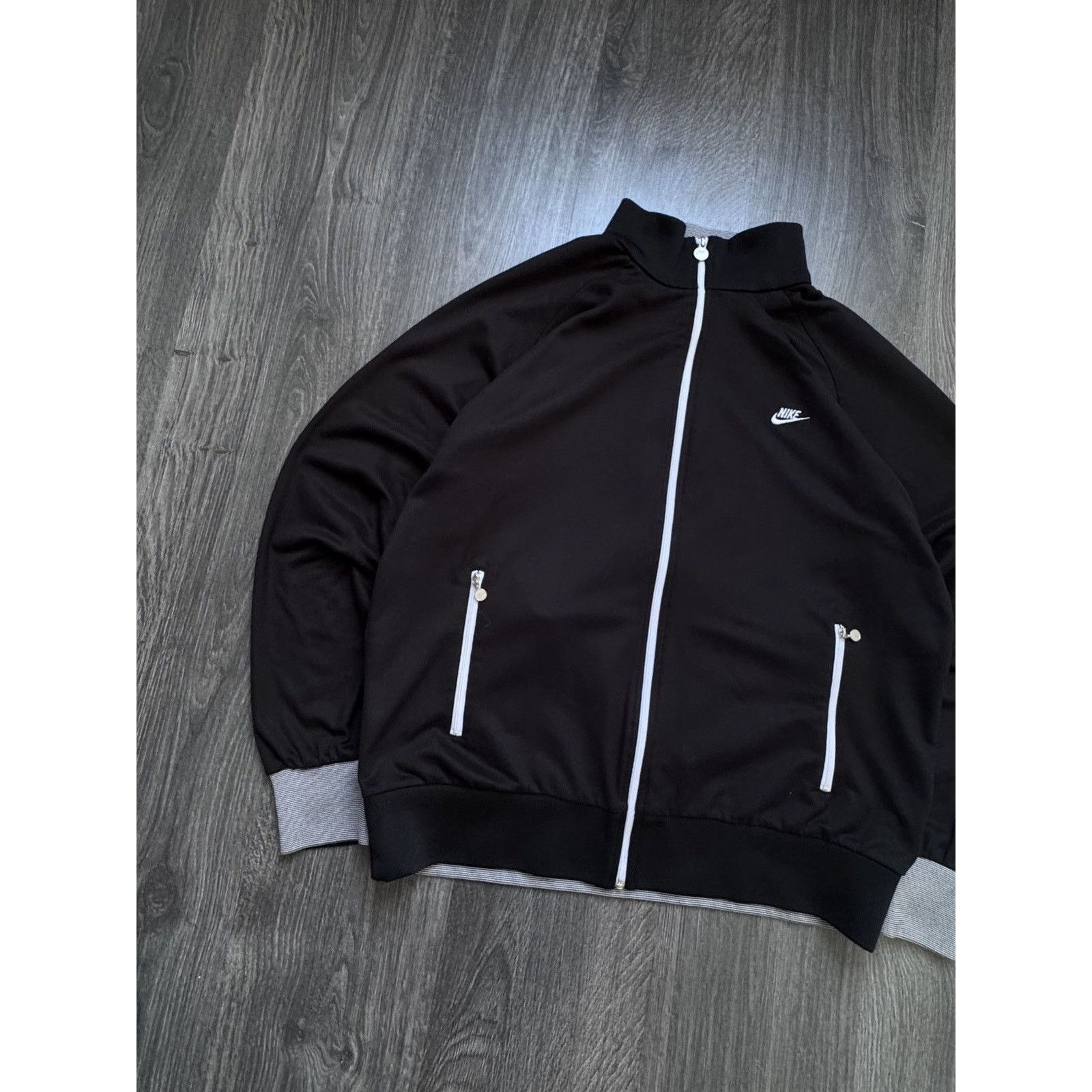 Nike Y2K 00s Vintage Nike Zip Sweatshirt Swoosh Small Logo Size US M / EU 48-50 / 2 - 3 Thumbnail