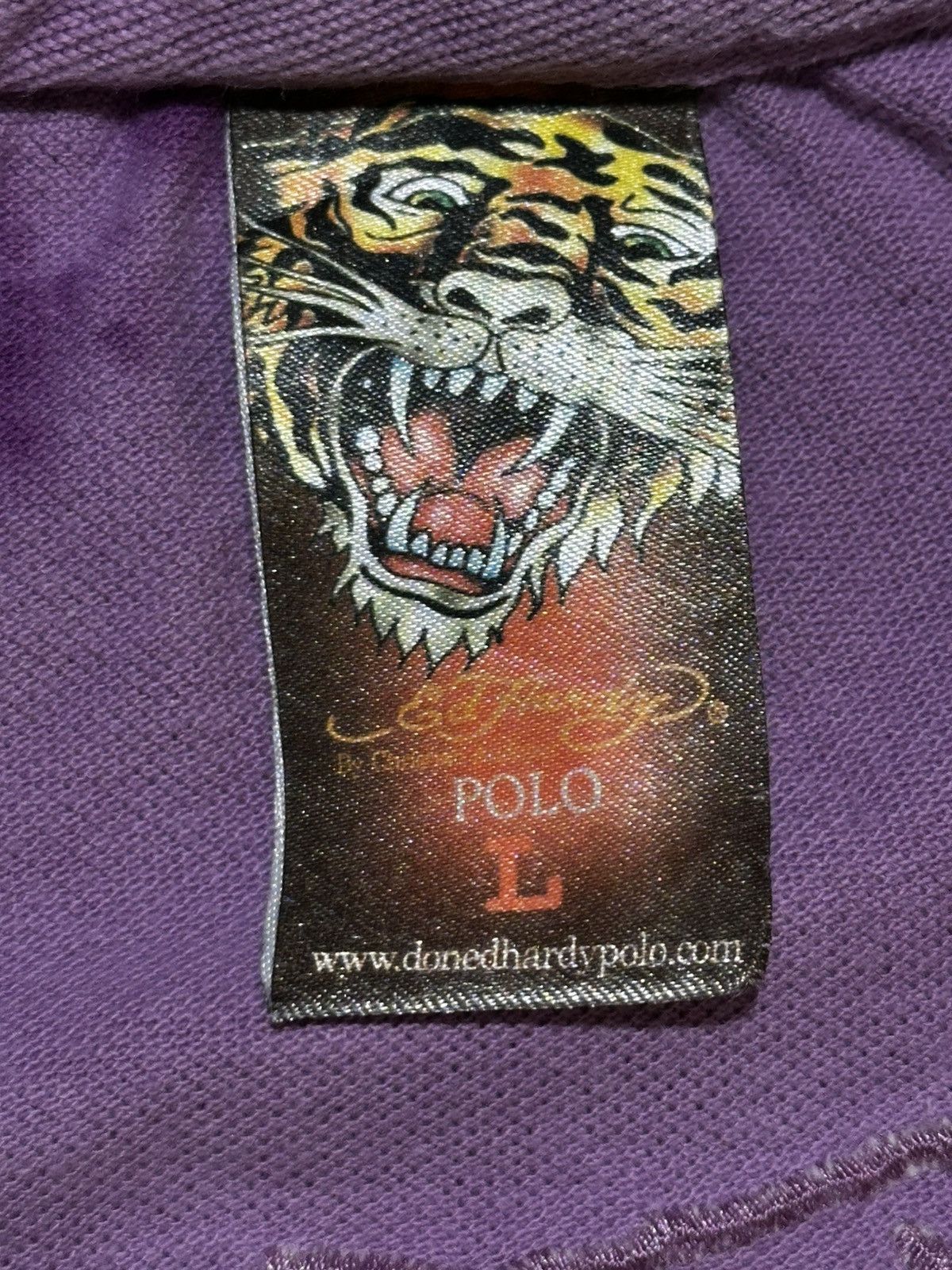 Ed Hardy Ed hardy Polo T-shirt Tie Die Y2k Streetwear Size US L / EU 52-54 / 3 - 4 Thumbnail