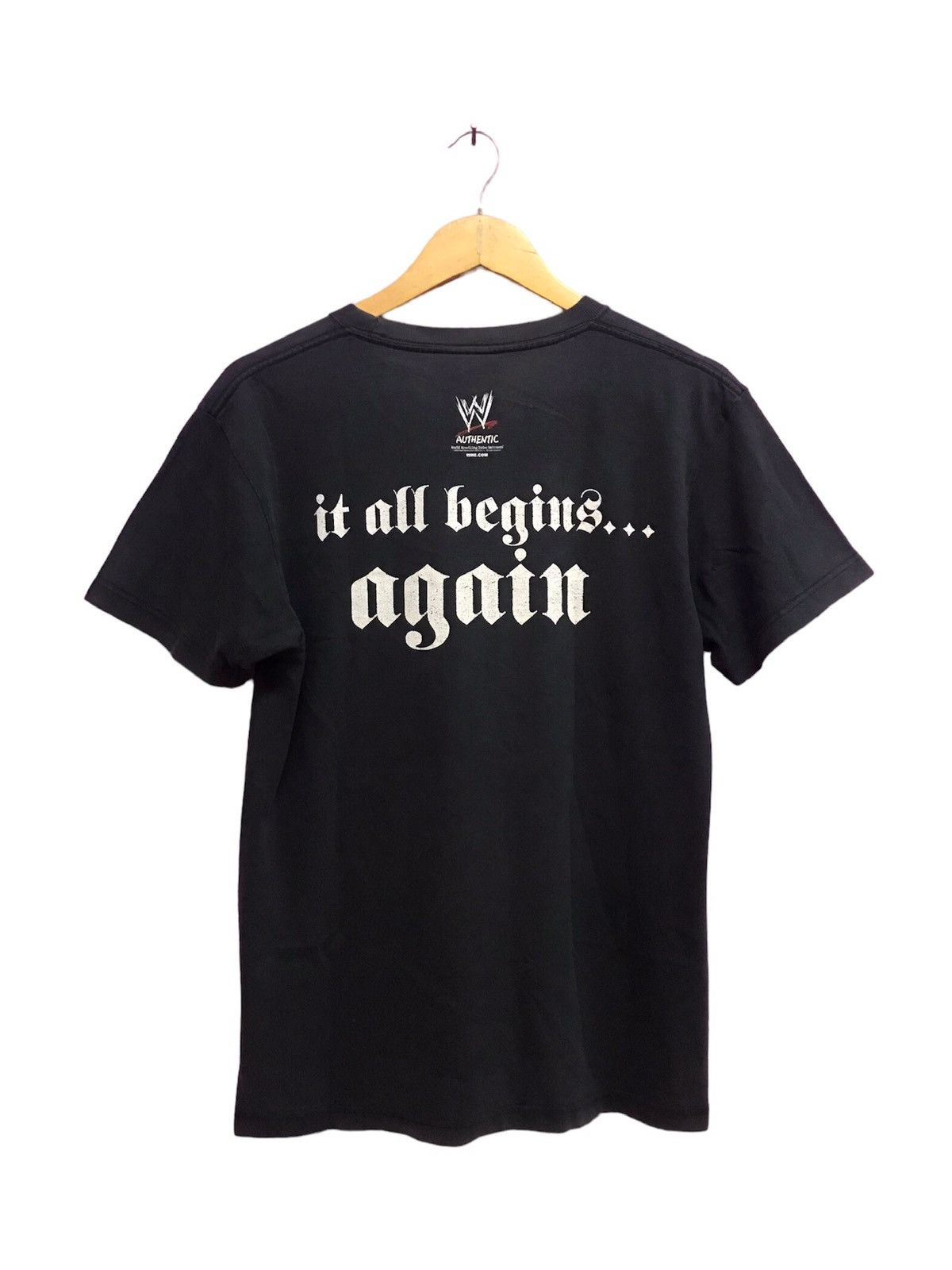 Vintage Vintage The Undertaker WWE / WWF T-Shirts Size US M / EU 48-50 / 2 - 2 Thumbnail