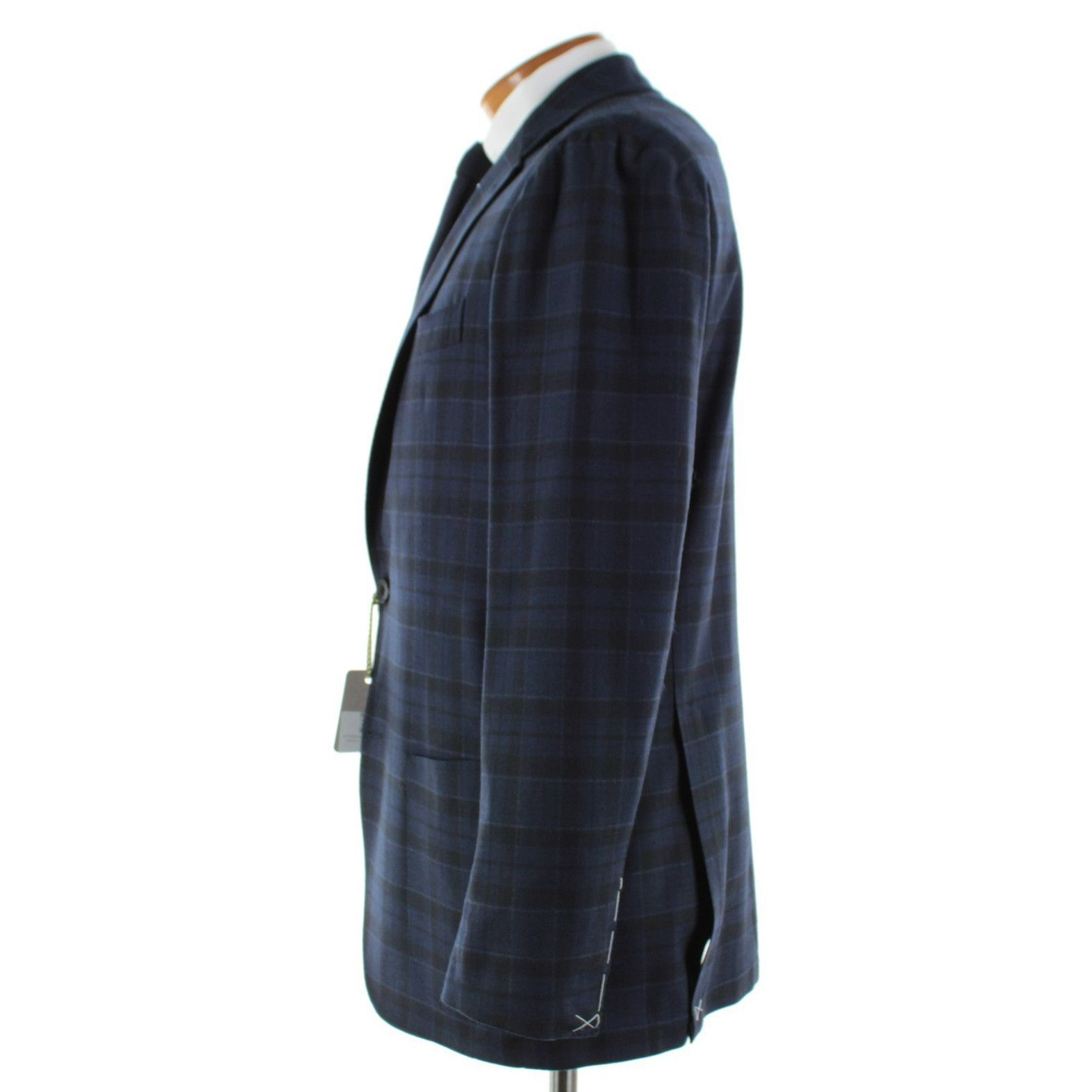 SARTORIO Sartorio Sport Coat Size 46 Regular US in Blue Size 46R - 4 Thumbnail