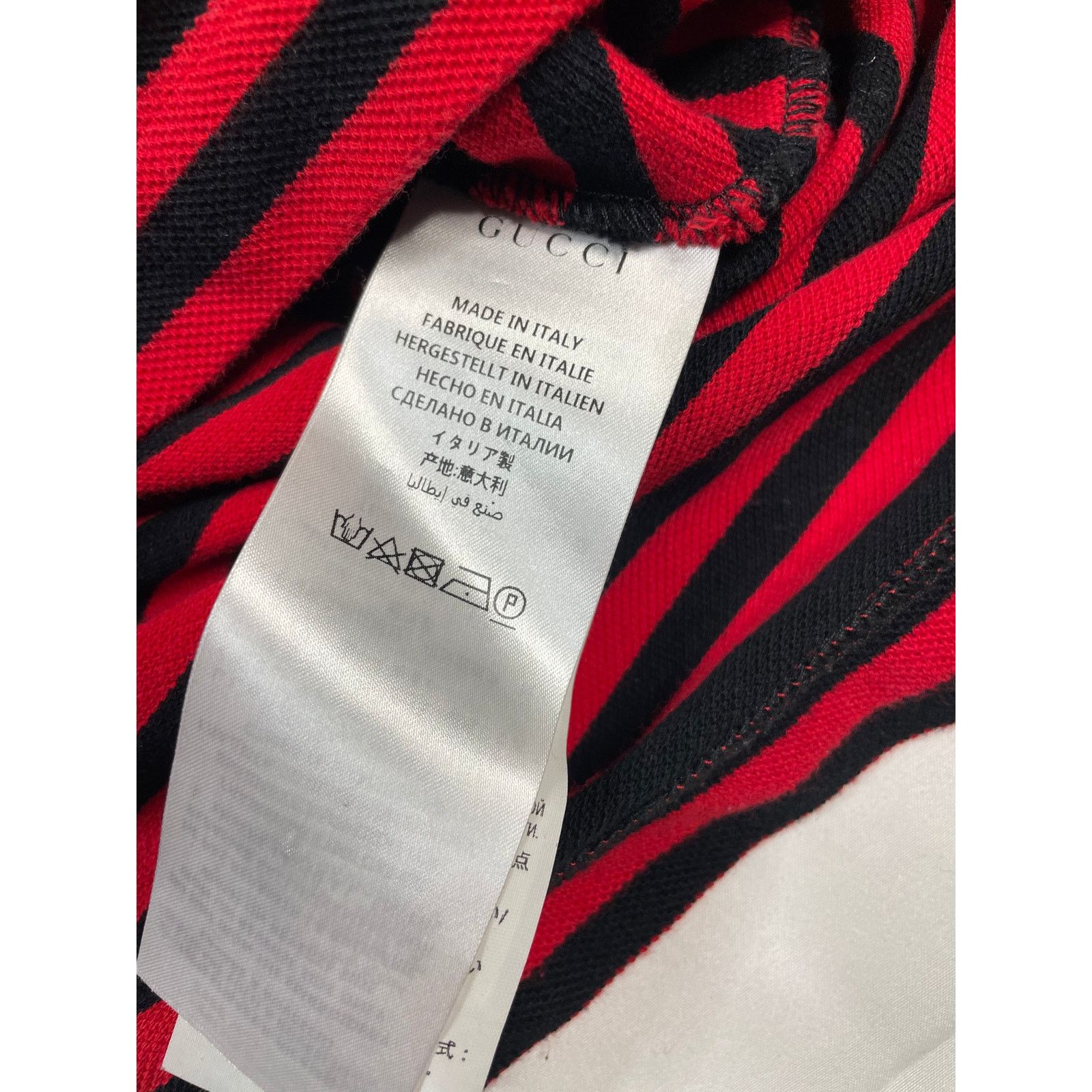 Gucci Gucci Polo Bee Red Stripe size:Small Used Size US S / EU 44-46 / 1 - 4 Thumbnail