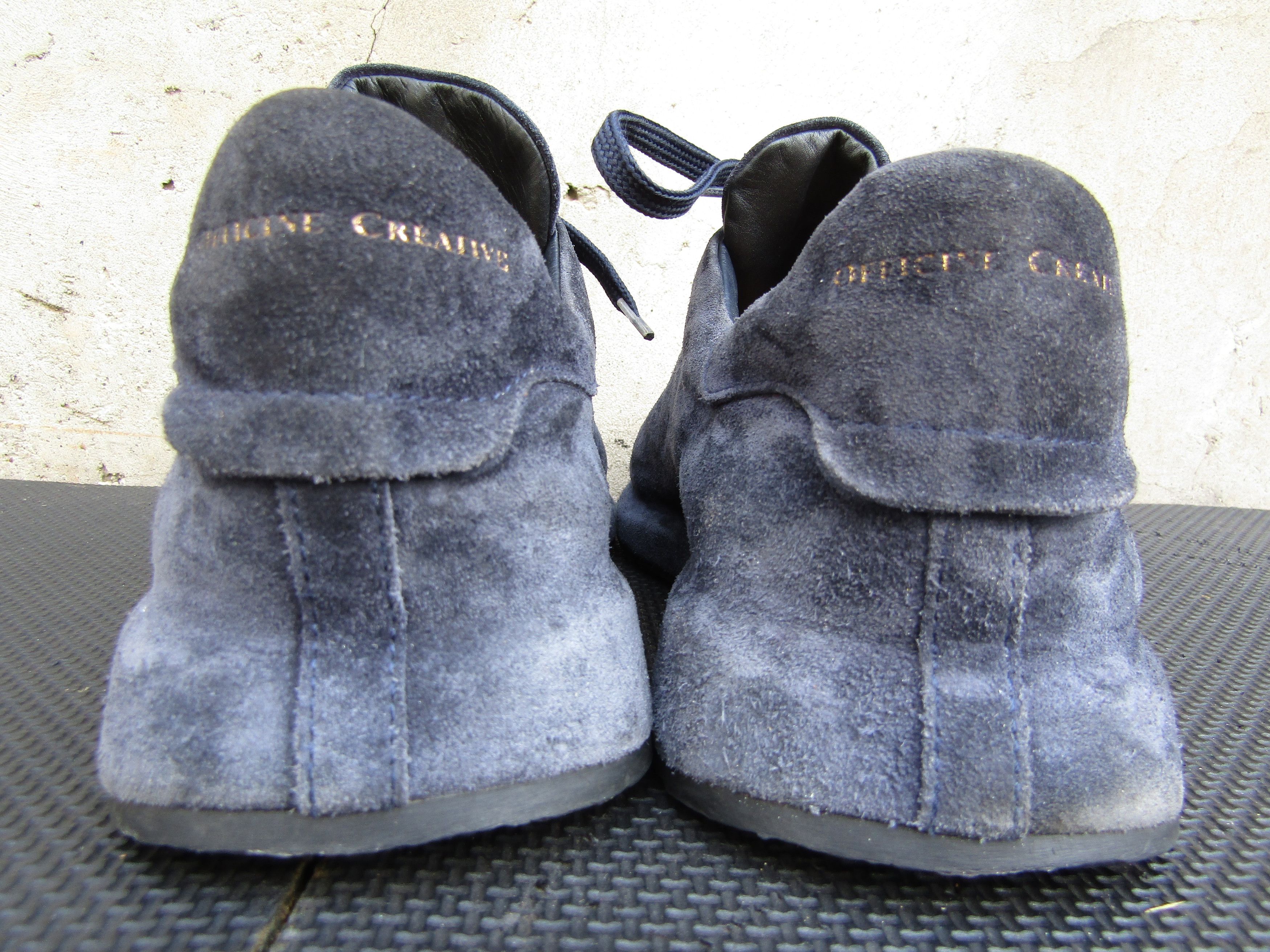 Officine Creative OFFICINE CREATIVE Race Navy Blue Suede Sneakers Size US 10 / EU 43 - 10 Thumbnail