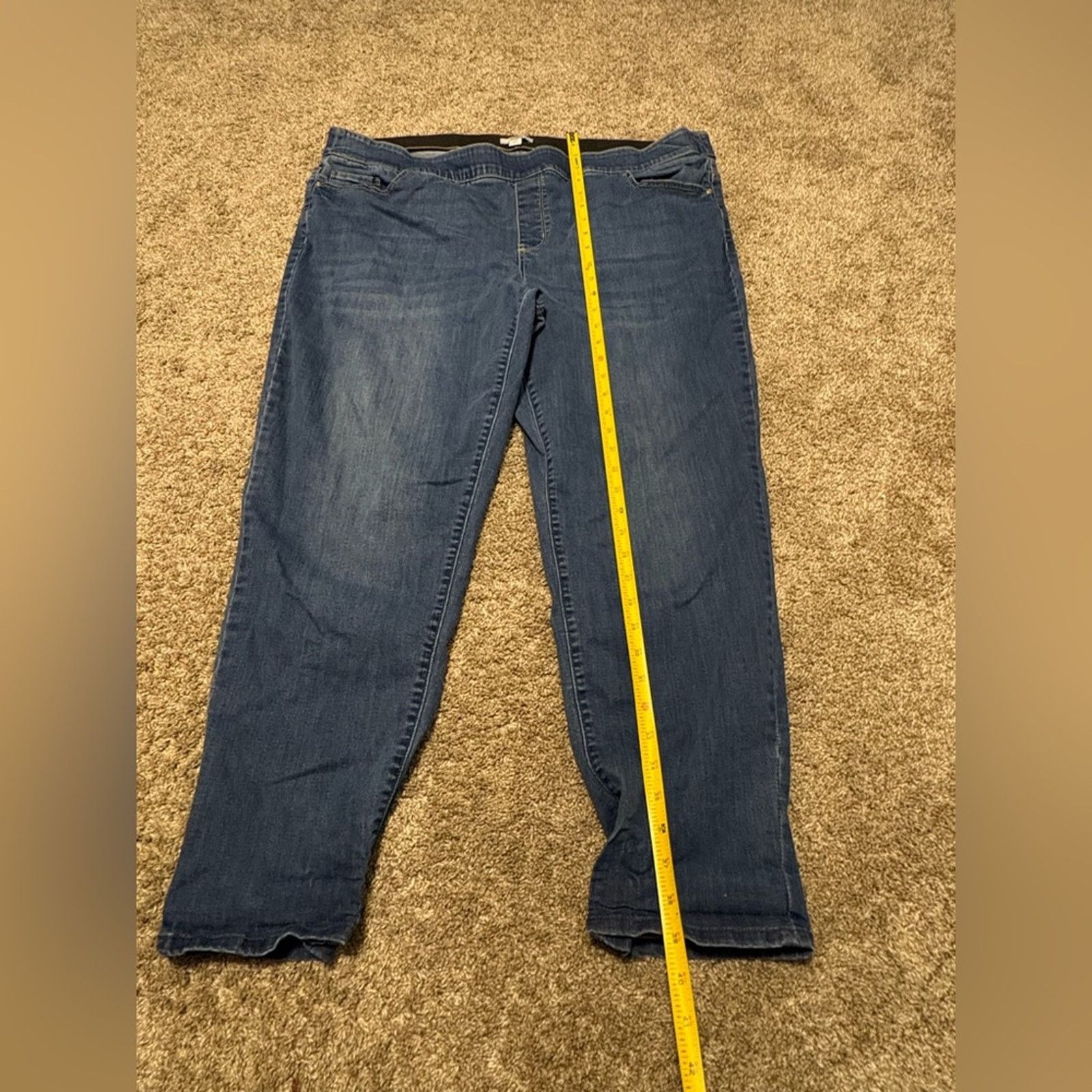 Croft & Barrow (Croft & Barrow) Kohl Elastic Waistband Jeans: Size 22W Size 30" / US 8 / IT 44 - 5 Thumbnail