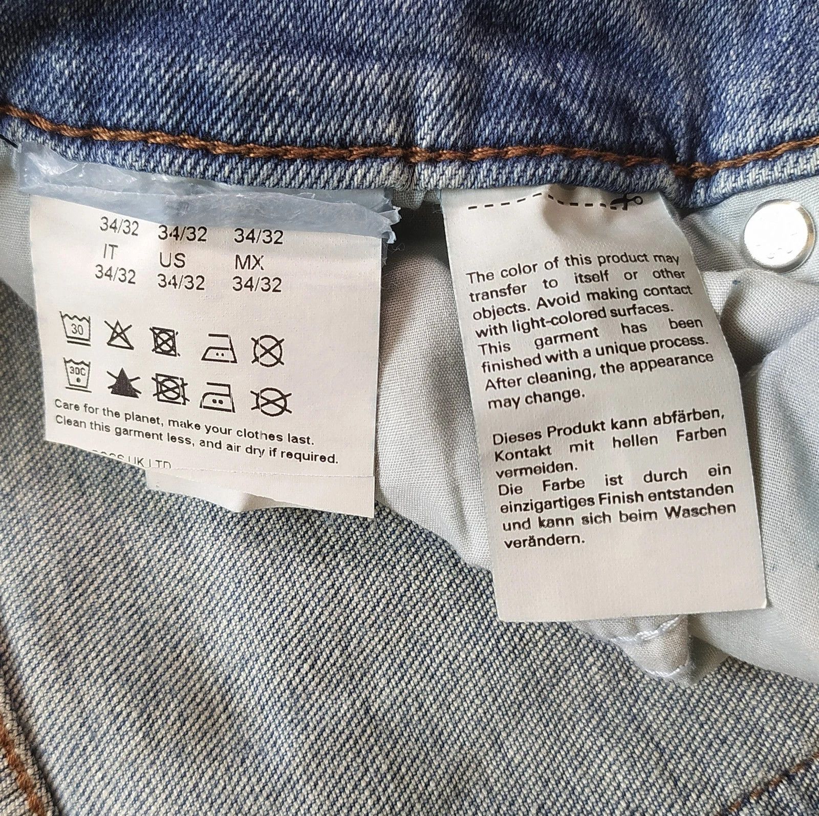 Hugo Boss HUGO BOSS DELAWARE Slim fit men's Jeans Free Shipping T-6012 Size US 34 / EU 50 - 7 Thumbnail