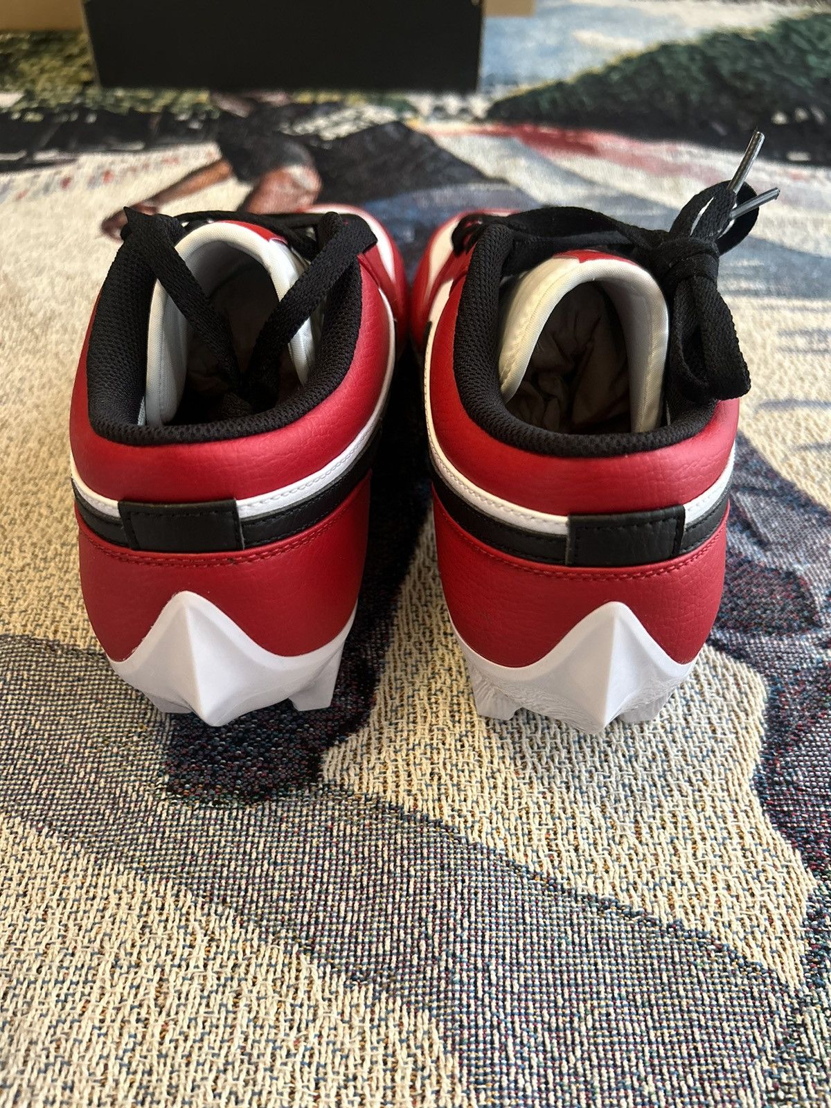 Nike Jordan 1 Low TD Cleat Size US 12 / EU 45 - 5 Thumbnail