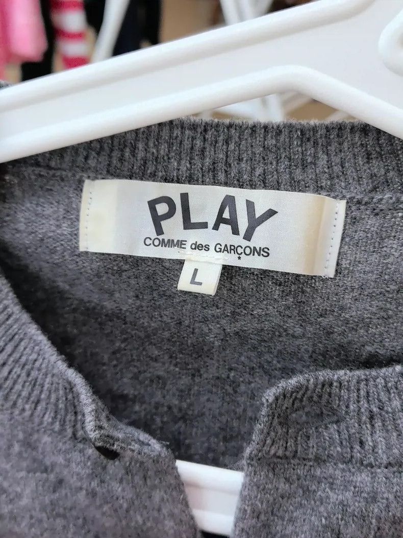 Comme des Garcons Comme Des Garcons PLAY classic cardigan sweater cardigan Size L / US 10 / IT 46 - 4 Thumbnail