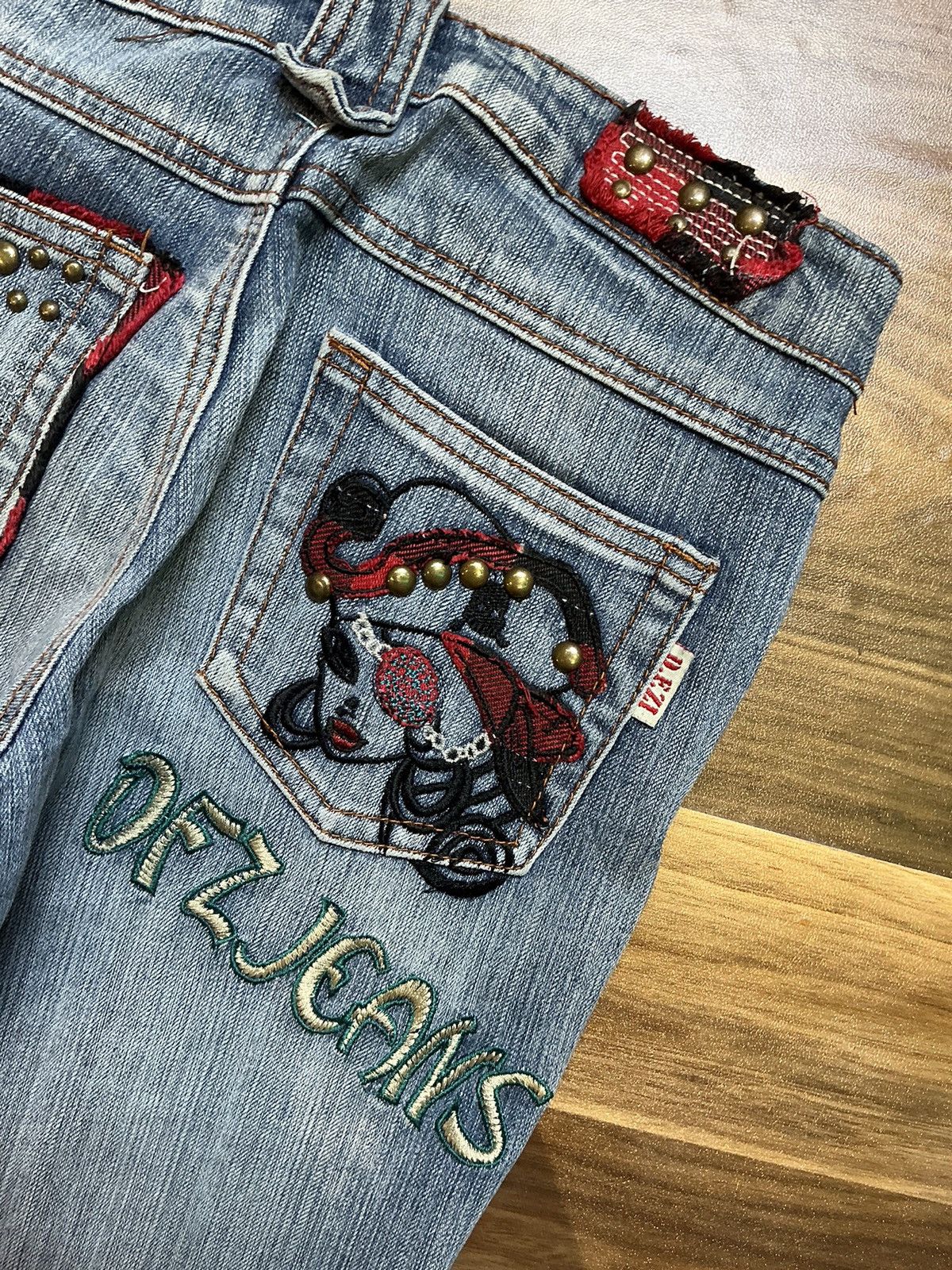 Designer Vintage DFZ jeans Size 28" / US 6 / IT 42 - 9 Thumbnail