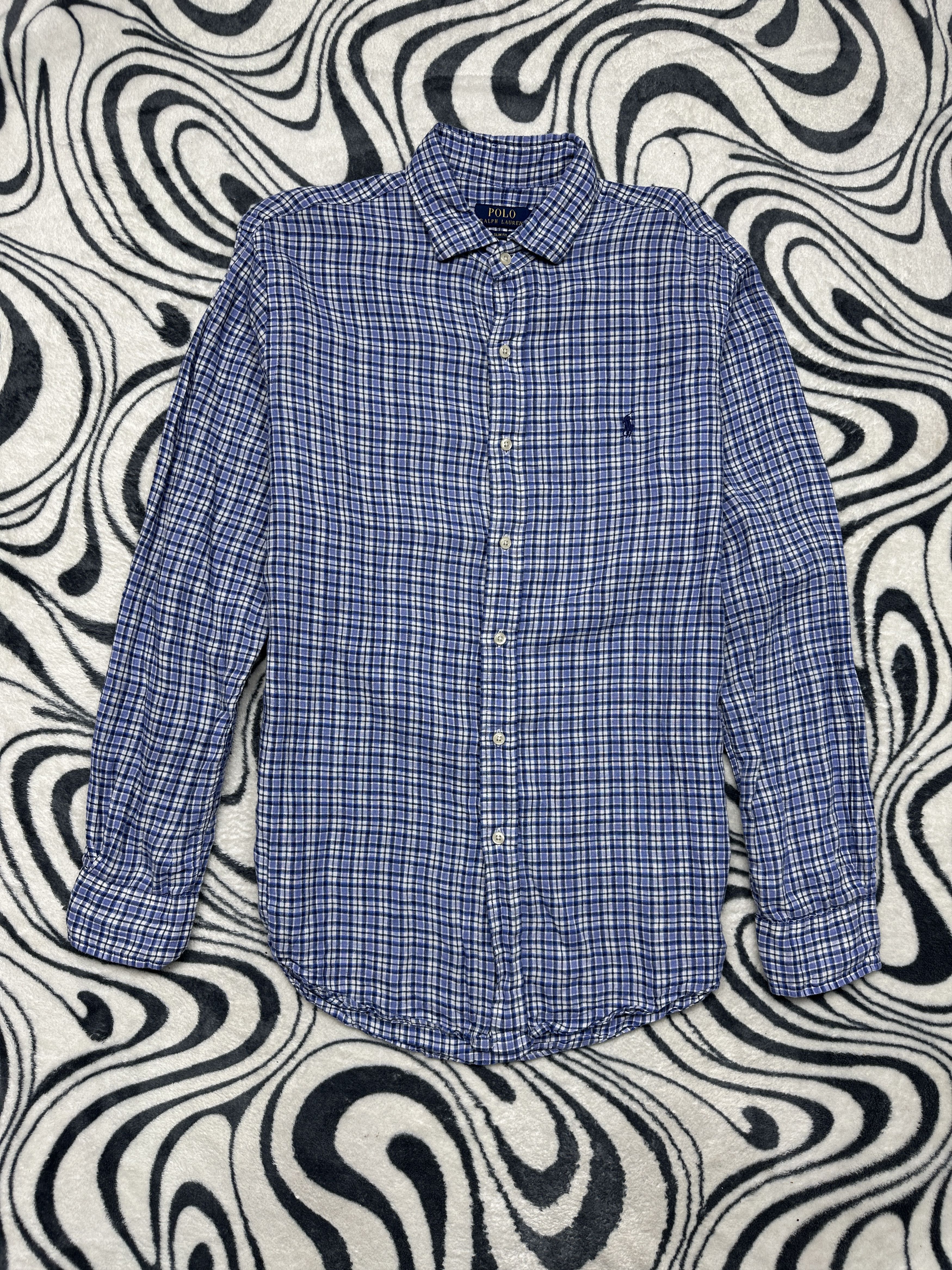 Polo Ralph Lauren Polo Ralph Lauren Vintage Mens Plaid LINEN Shirt Size US L / EU 52-54 / 3 - 1 Thumbnail