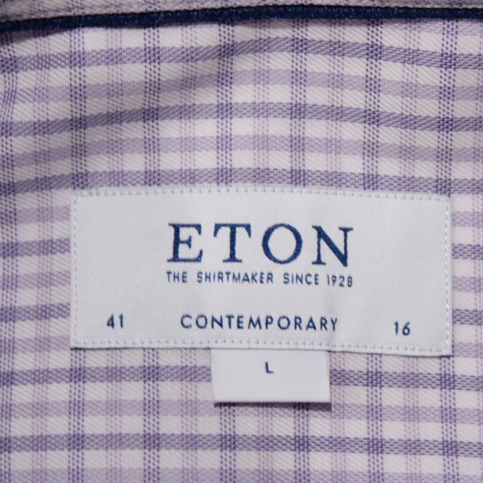 Eton Eton New with tags Shirt Size L US In Purple Size US L / EU 52-54 / 3 - 8 Thumbnail