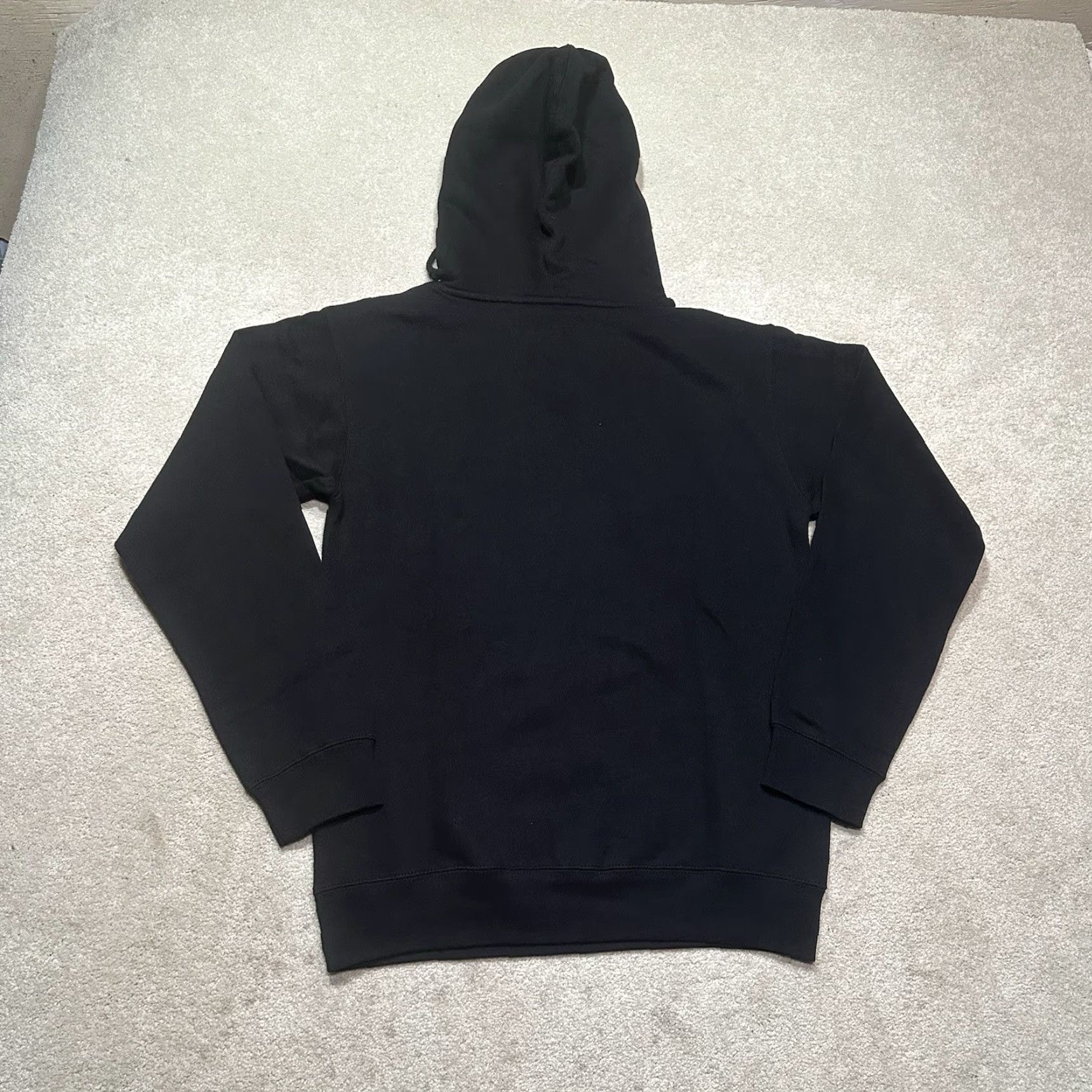 New Balance New Balance Hoodie Mens Small Black Blue Graphic Print Hooded Sweatshirt Size US S / EU 44-46 / 1 - 2 Thumbnail