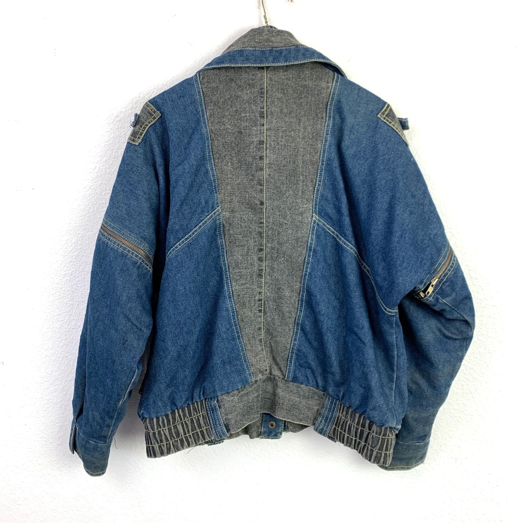Denime VINTAGE IZZI Denim Jacket Womens Medium Jacket Size 32" / US 10 / IT 46 - 7 Thumbnail