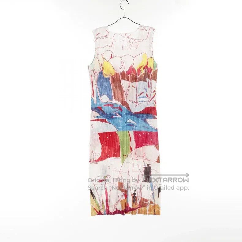 Issey Miyake Issey Miyake Color-block Dress Size M / US 6-8 / IT 42-44 - 1 Thumbnail