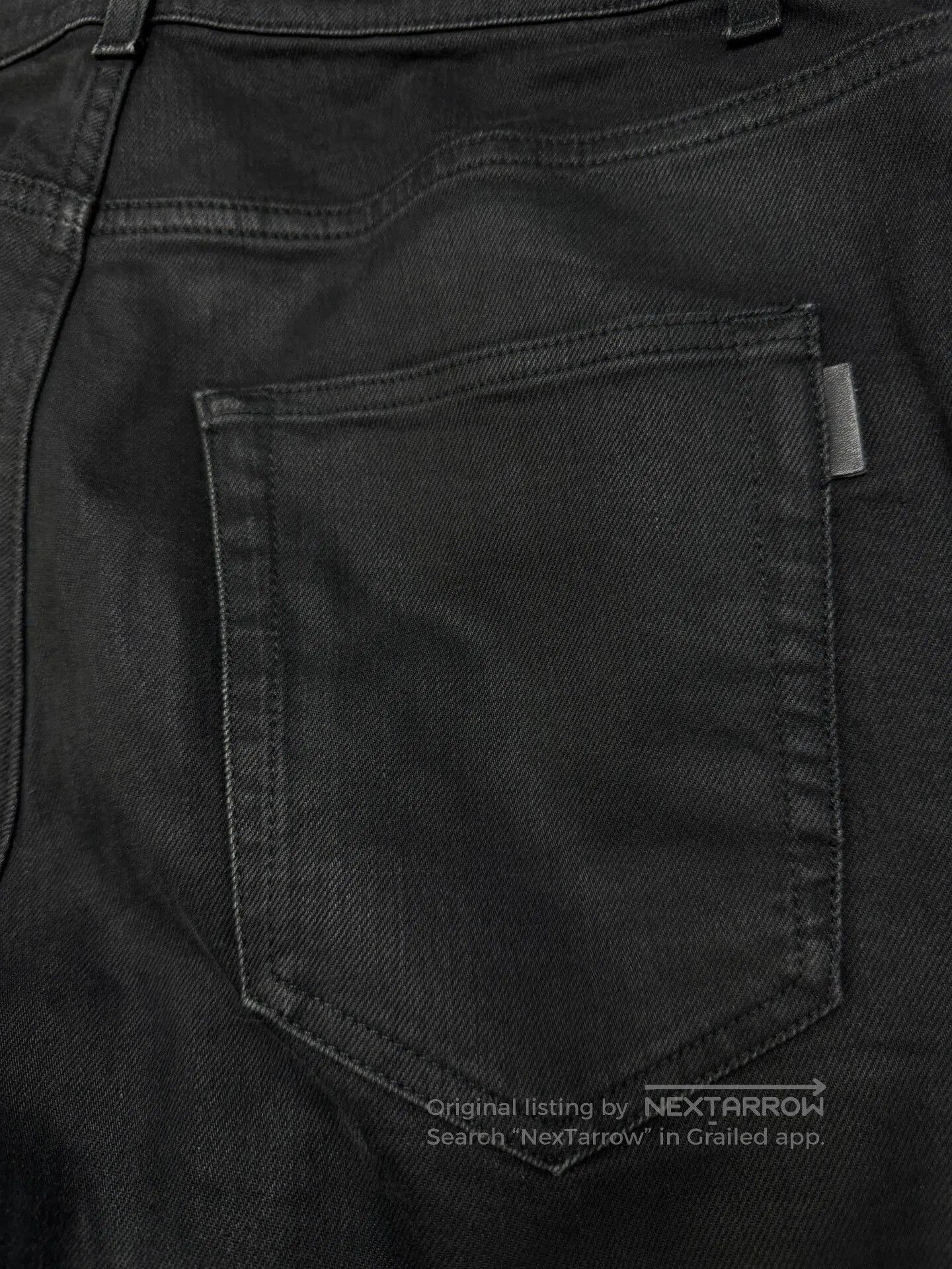Saint Laurent Paris Saint Laurent Black Denim Jeans. Size US 32 / EU 48 - 4 Thumbnail