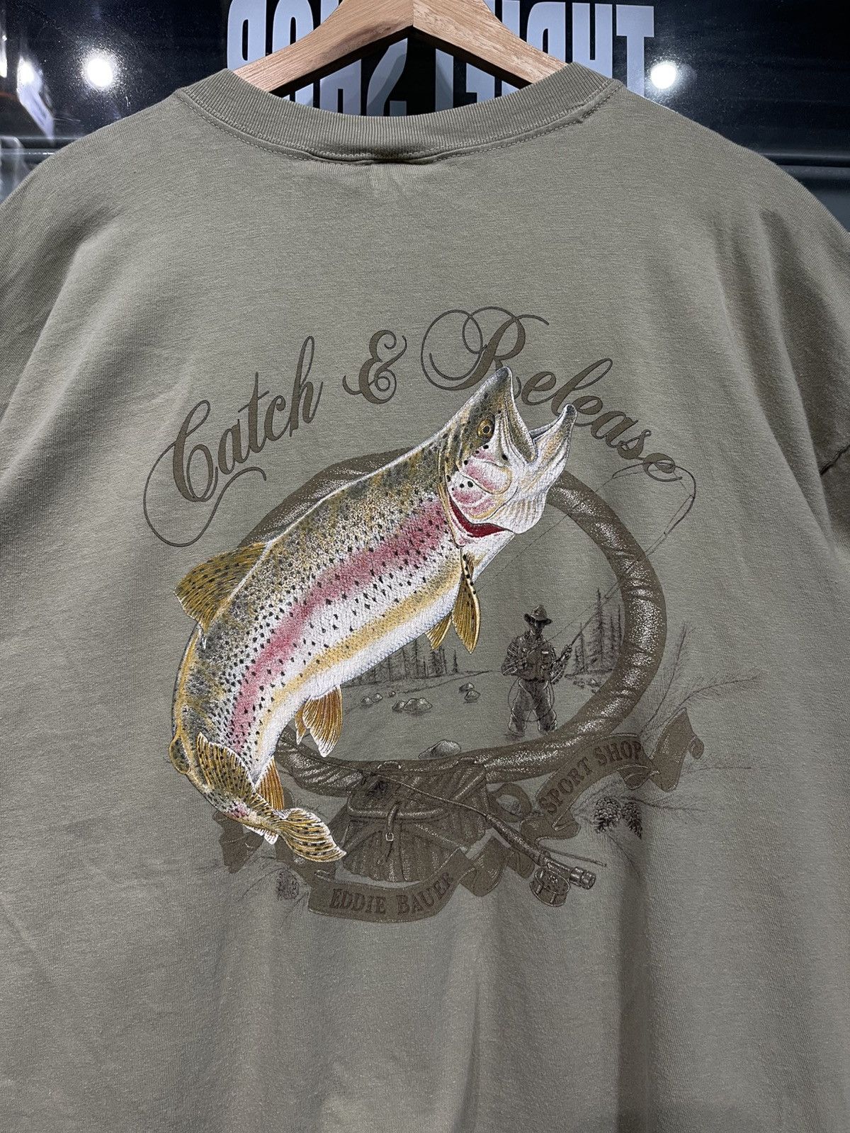 Eddie Bauer Vintage 80s/90s Eddie Bauer "Catch & Release" Size US XL / EU 56 / 4 - 5 Thumbnail