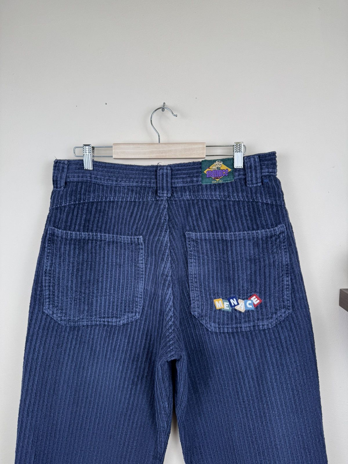 Menace Vintage 90s Menace Pants USA Skateboard Corduroy 34 Purple Size US 34 / EU 50 - 9 Thumbnail