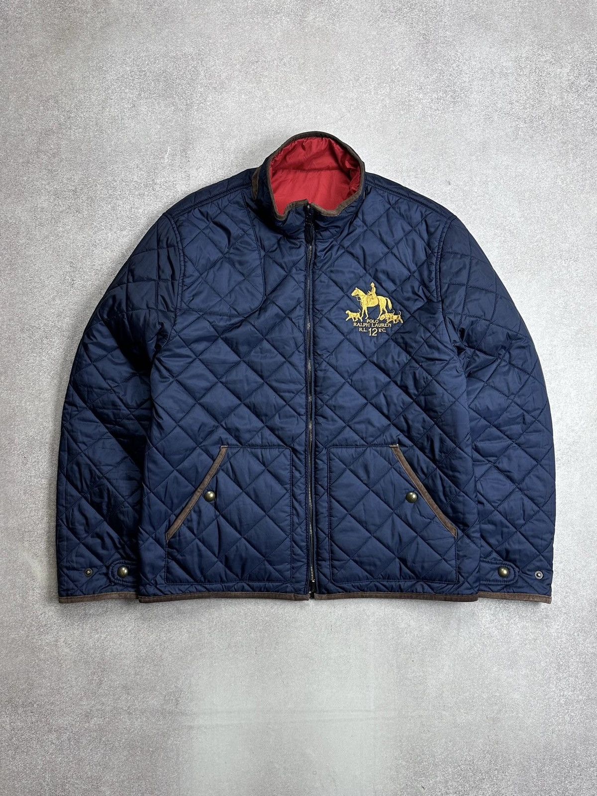 Polo Ralph Lauren Vintage Polo Ralph Lauren Reversible Puffer Jacket L Size US L / EU 52-54 / 3 - 1 Thumbnail
