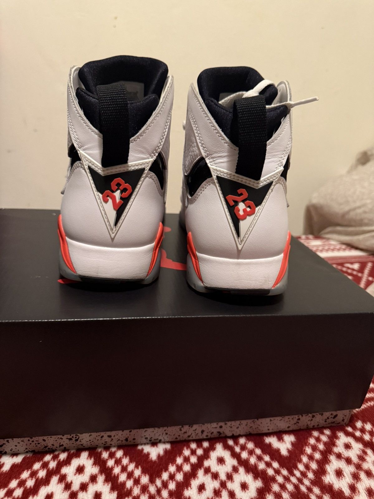 Jordan Brand Air Jordan 7 Retro ‘White Infrared’ Size US 9 / EU 42 - 4 Thumbnail