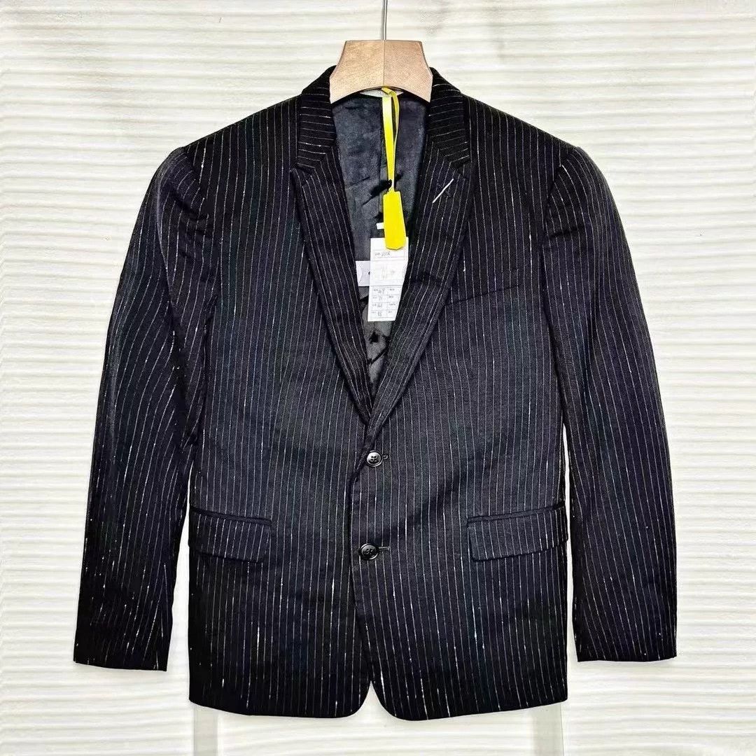 Dior Dior Gold Thread Wool Single-Breasted Blazer Size US M / EU 48-50 / 2 - 1 Thumbnail