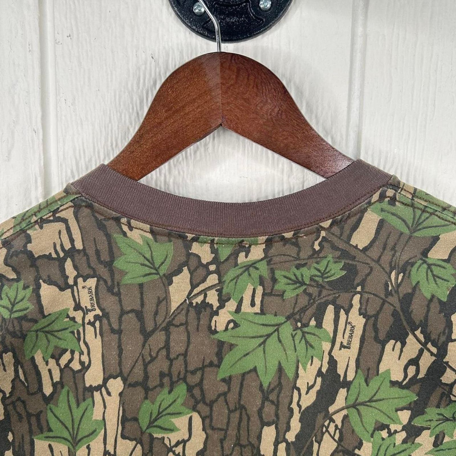 Other Vintage 90’s Duckbay Forest Camo Tee Size Large Size US L / EU 52-54 / 3 - 4 Thumbnail