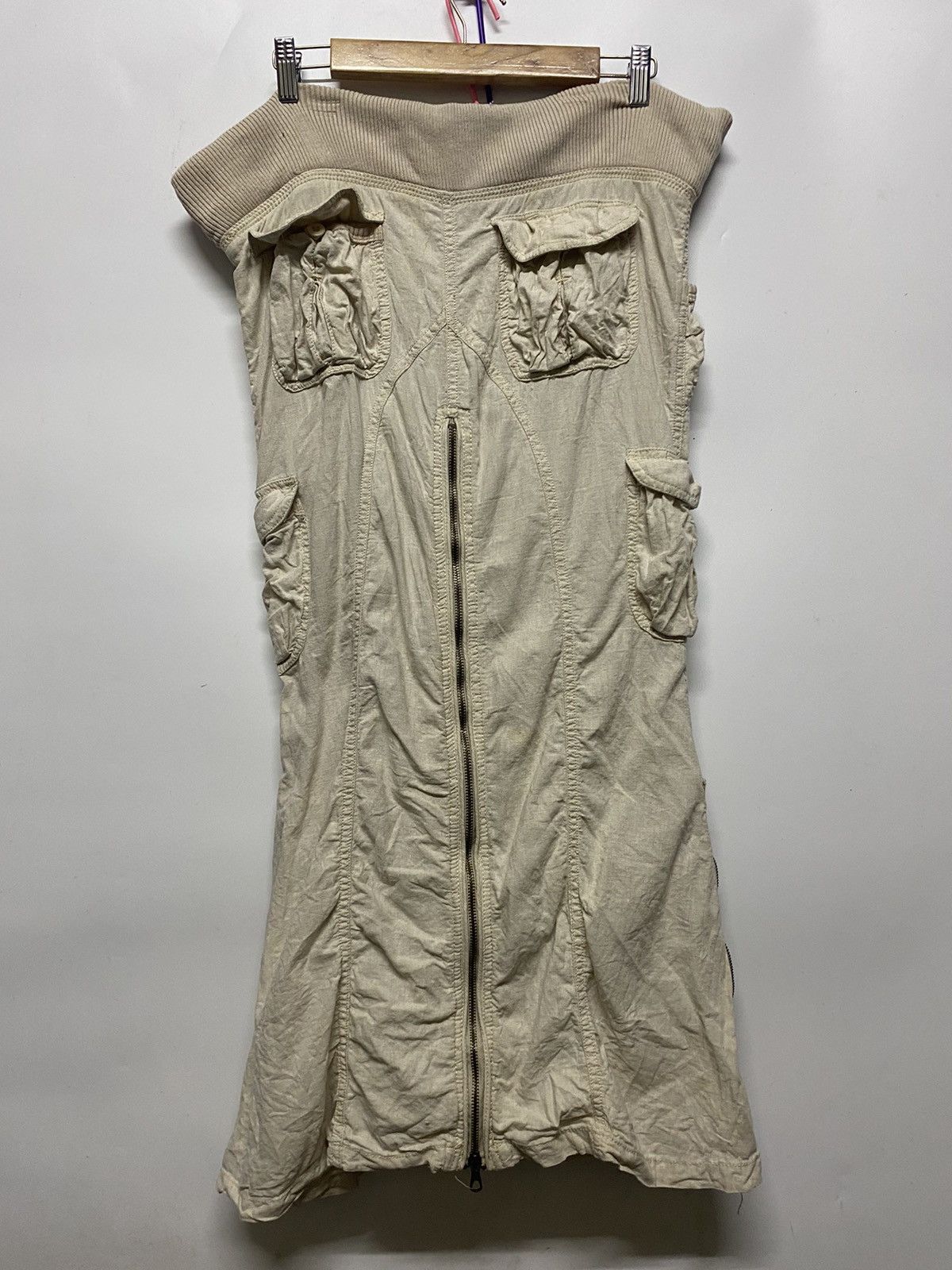GOA Vintage GOA Cargo Skirt Military Punk Japanese Brand Size 34" / US 12 / IT 48 - 4 Thumbnail