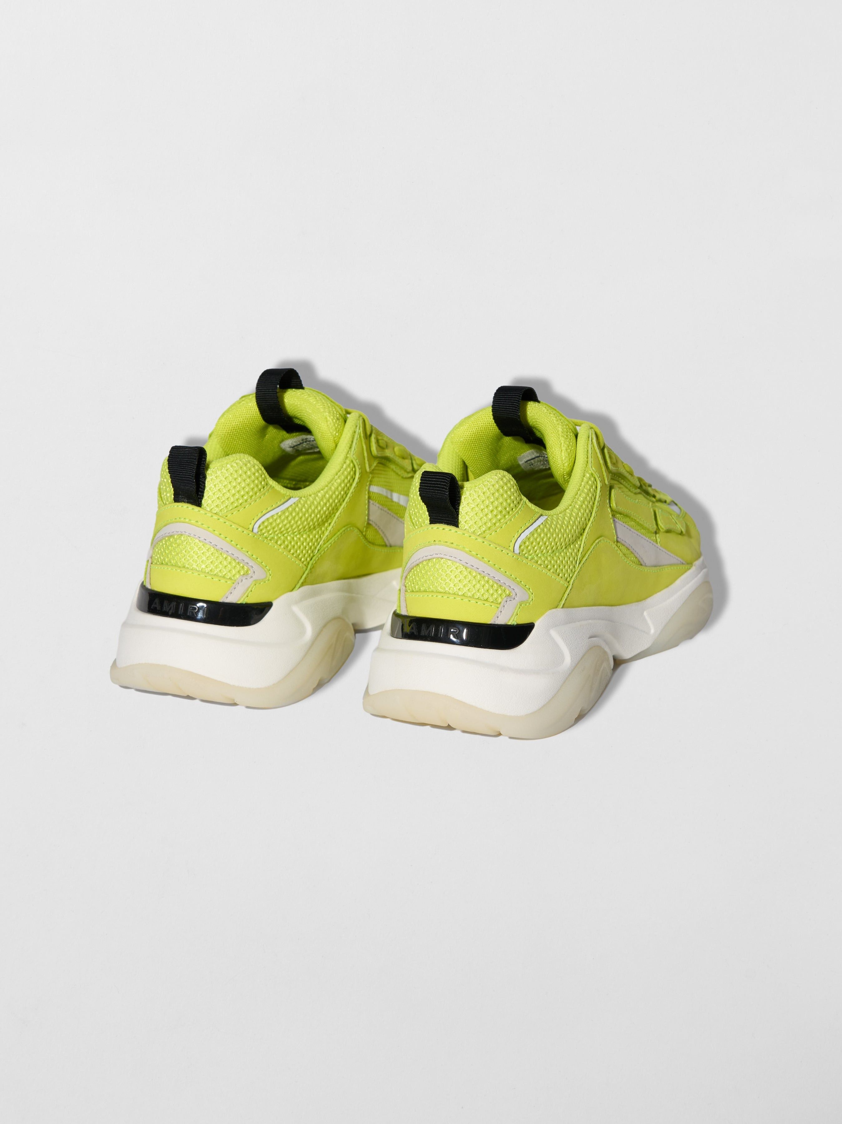 Amiri o1w1db10125 Low-Top Sneakers in Acid Green & White Size US 10 / EU 43 - 4 Thumbnail