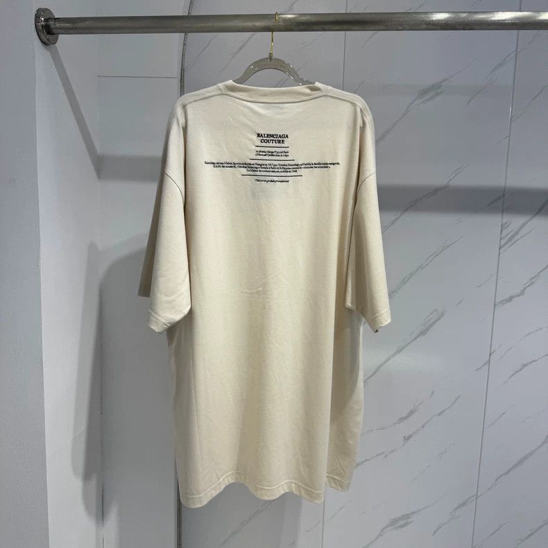 Balenciaga Balenciaga Fashion Limited Beige Front and Back Embroidere Size US S / EU 44-46 / 1 - 2 Thumbnail