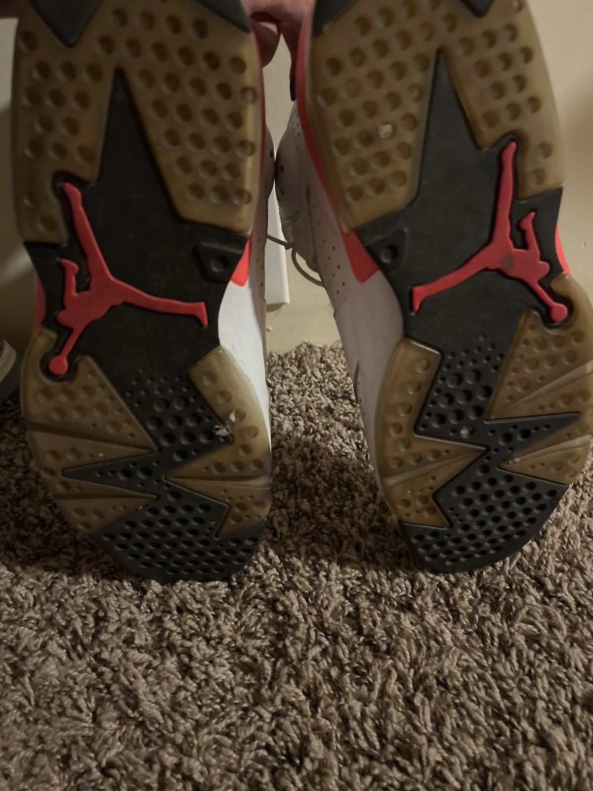 Jordan Brand × Nike Jordan six white infrared 2013 Size US 10.5 / EU 43-44 - 6 Thumbnail