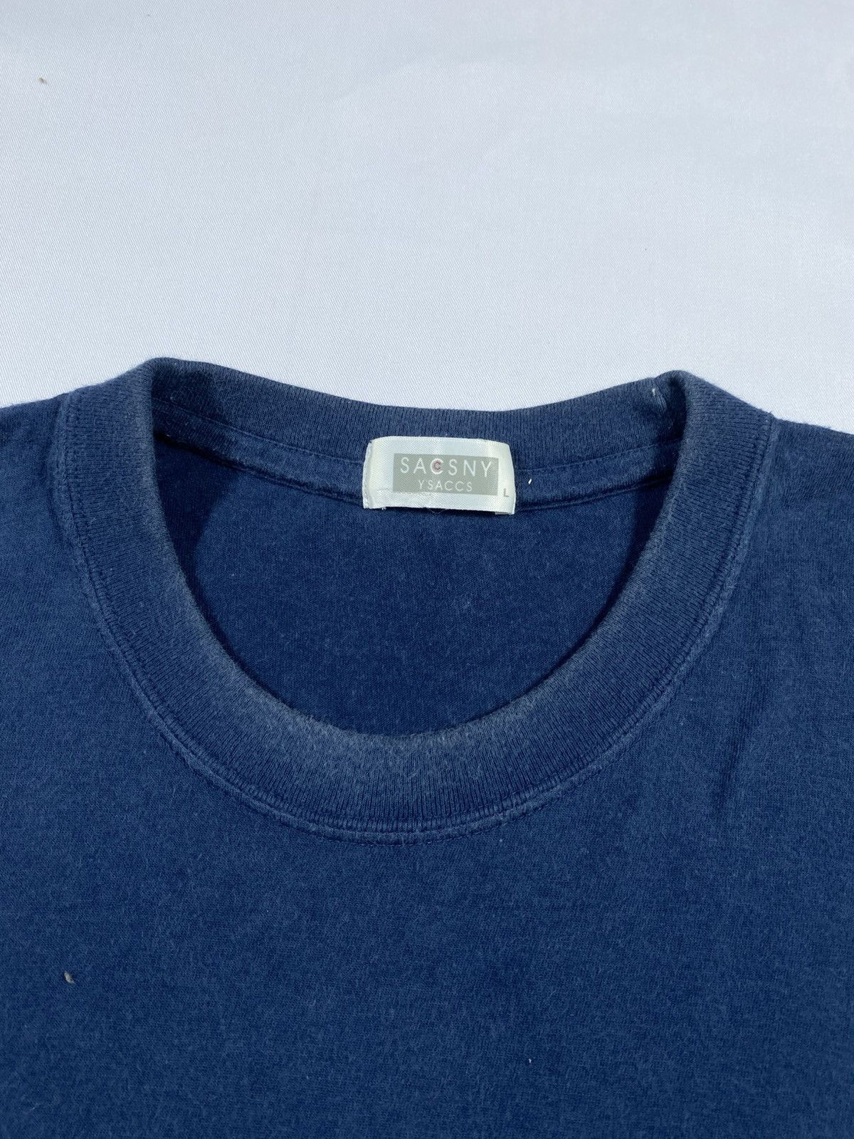 Yohji Yamamoto Yohji Yamamoto Y’sACCS Small logo T-Shirt Size US L / EU 52-54 / 3 - 5 Thumbnail