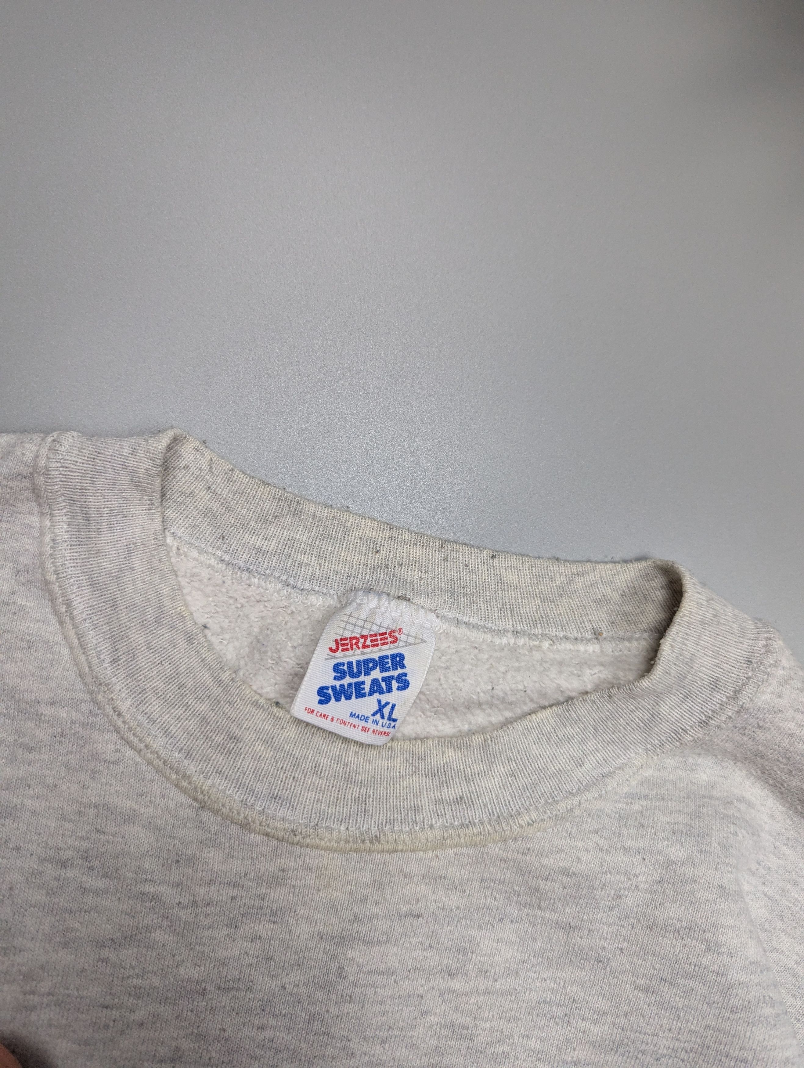 Jerzees JERZEES 80s-90s Hermon Adams Vintage Gray Sweatshirt XL USA Size US XL / EU 56 / 4 - 5 Thumbnail