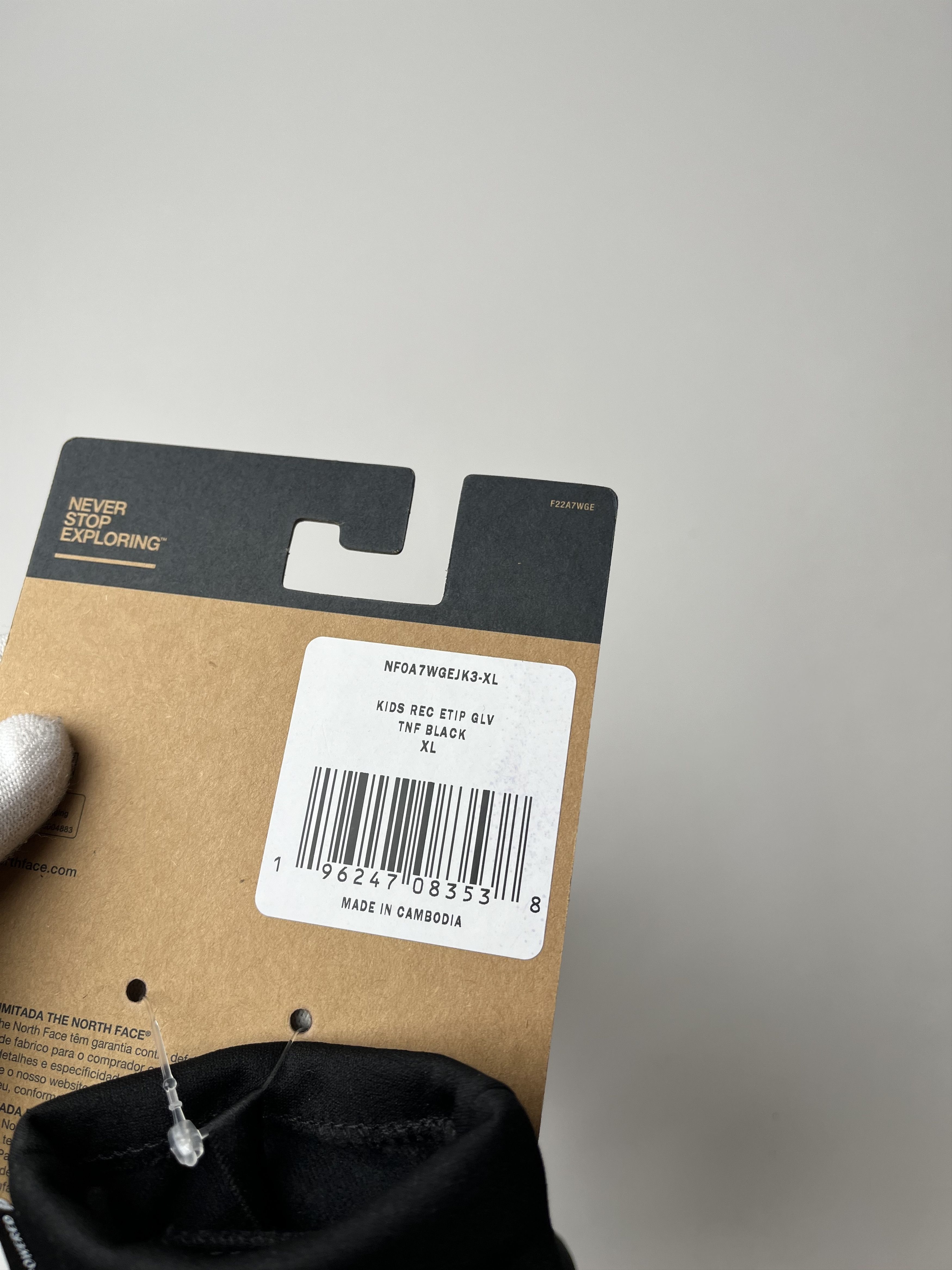 The North Face Gloves The North Face Etip Recycled for Kids Size 28 - 3 Thumbnail