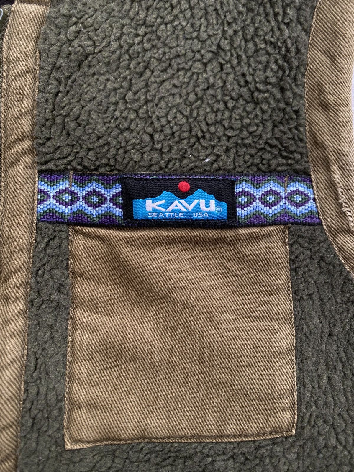 KAVU Rare Vintage KAVU Fleece Vest Size US S / EU 44-46 / 1 - 7 Thumbnail