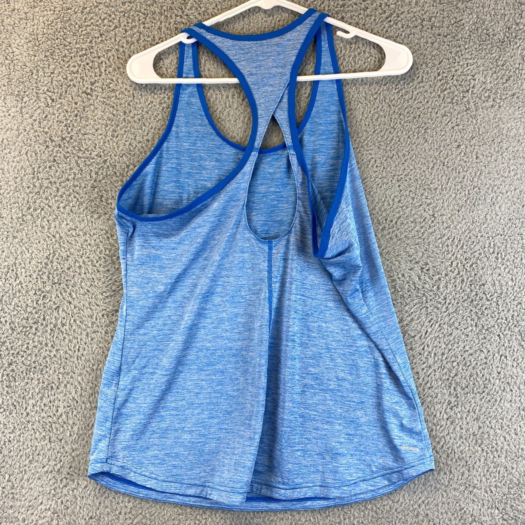 Adidas Adidas Women's L Tank Top Racer Back Dri-fit Blue 51-26 Size L / US 10 / IT 46 - 6 Thumbnail