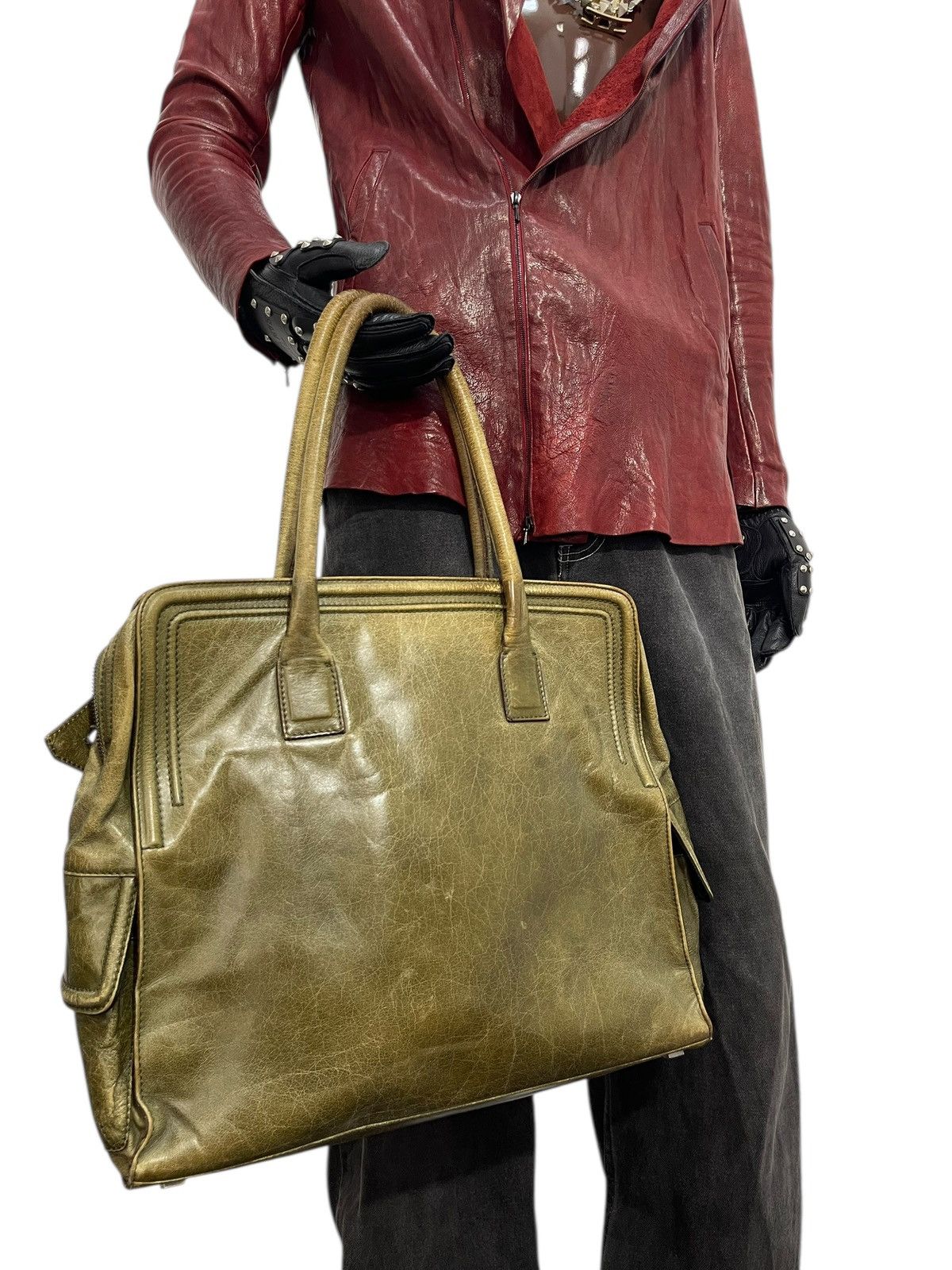 Zanellato Full Leather Patina Zanellato Italy Tote Shoulder Bag 2🟩2 Size ONE SIZE - 4 Thumbnail