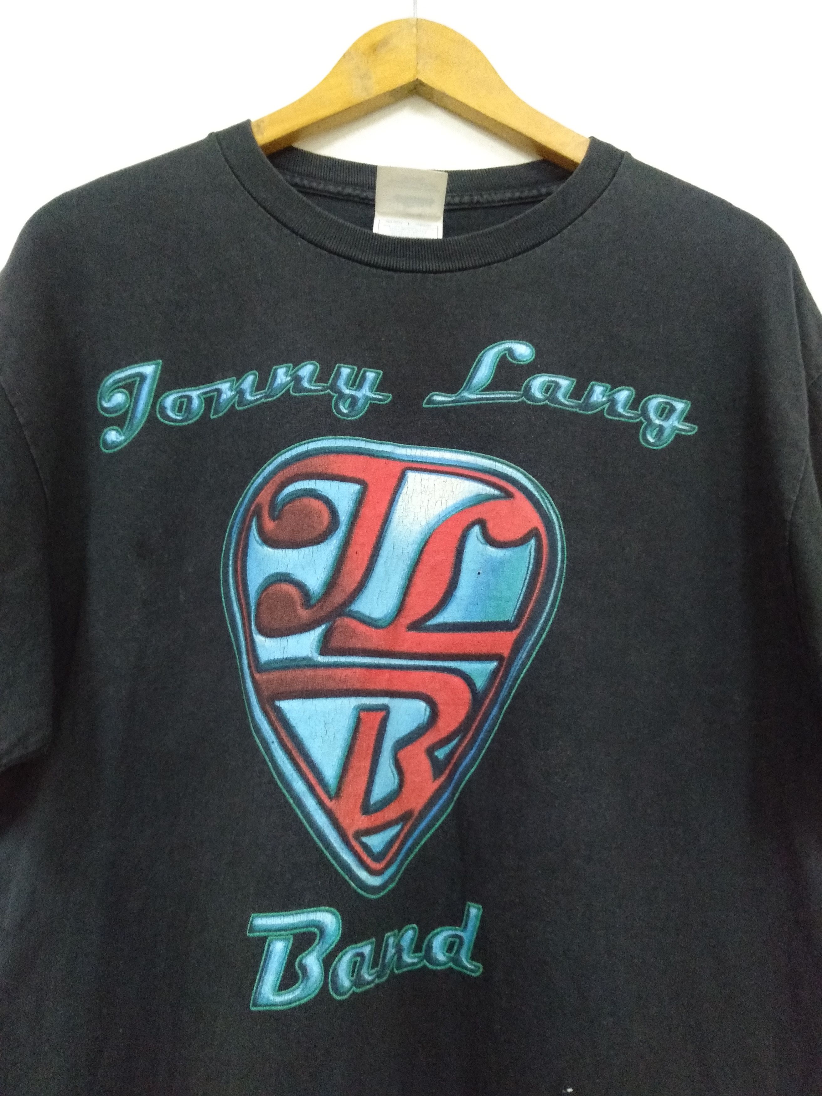 Band Tees Vintage 90s Johny Lang rock Band T shirt rare Size US L / EU 52-54 / 3 - 4 Thumbnail