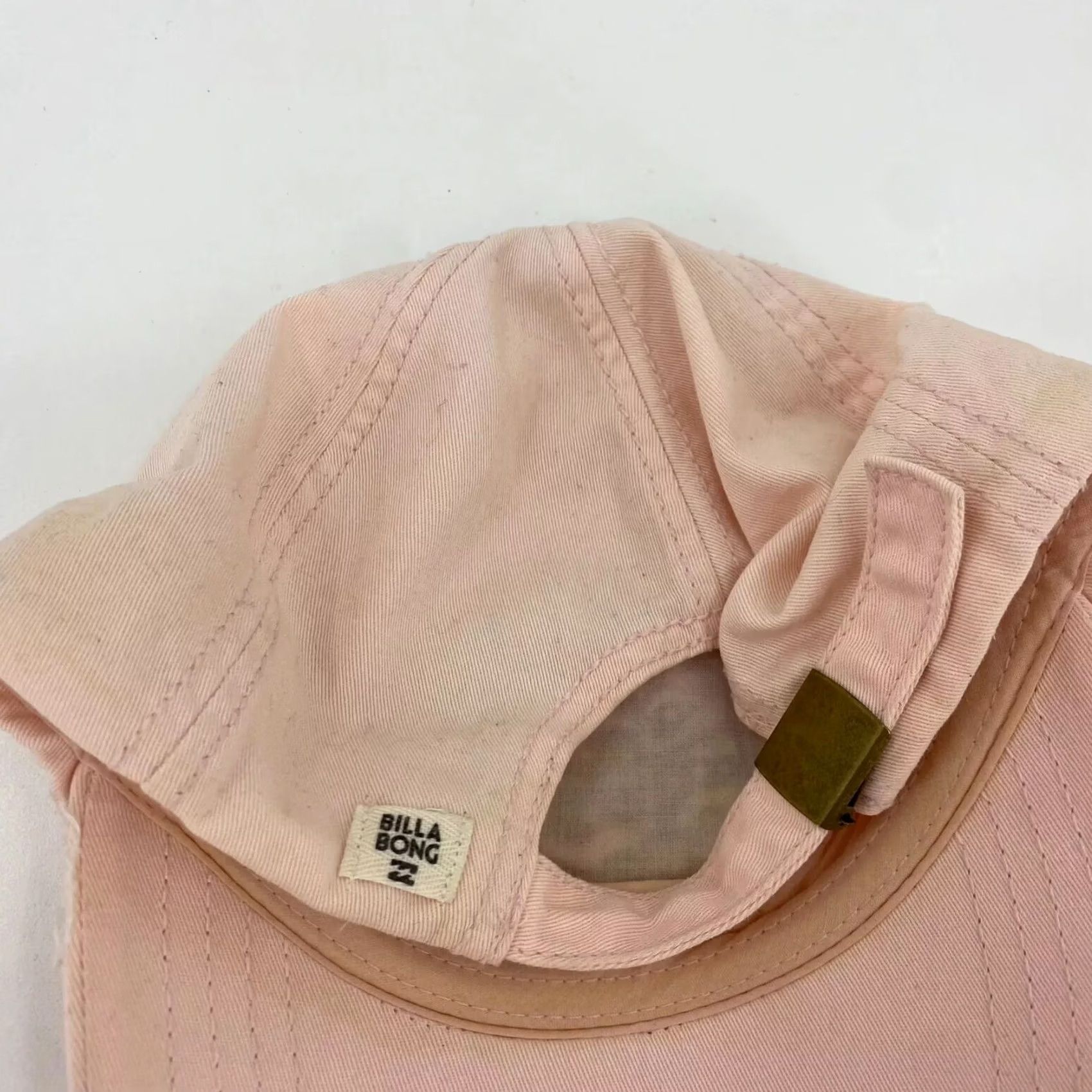 Billabong Billabong Strapback Hat Women One Size Pink Logo Adjustable Cotton Beach Surf Baseball Cap Size ONE SIZE - 6 Thumbnail