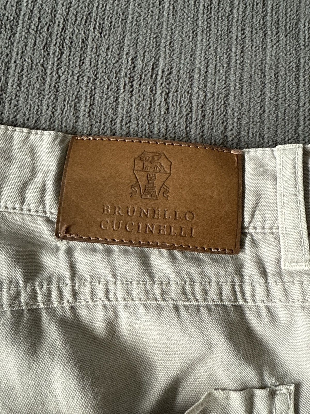 Brunello Cucinelli Brunello cucinelli khaki dress pants Size US 34 / EU 50 - 4 Thumbnail