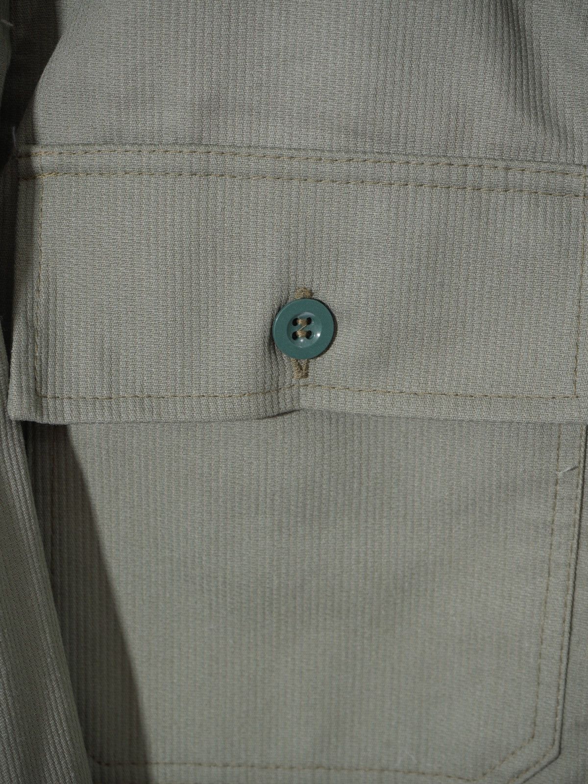 Le Laboureur Vintage 80s Swiss Workwear Military Denim Chore Jacket Size US L / EU 52-54 / 3 - 3 Thumbnail